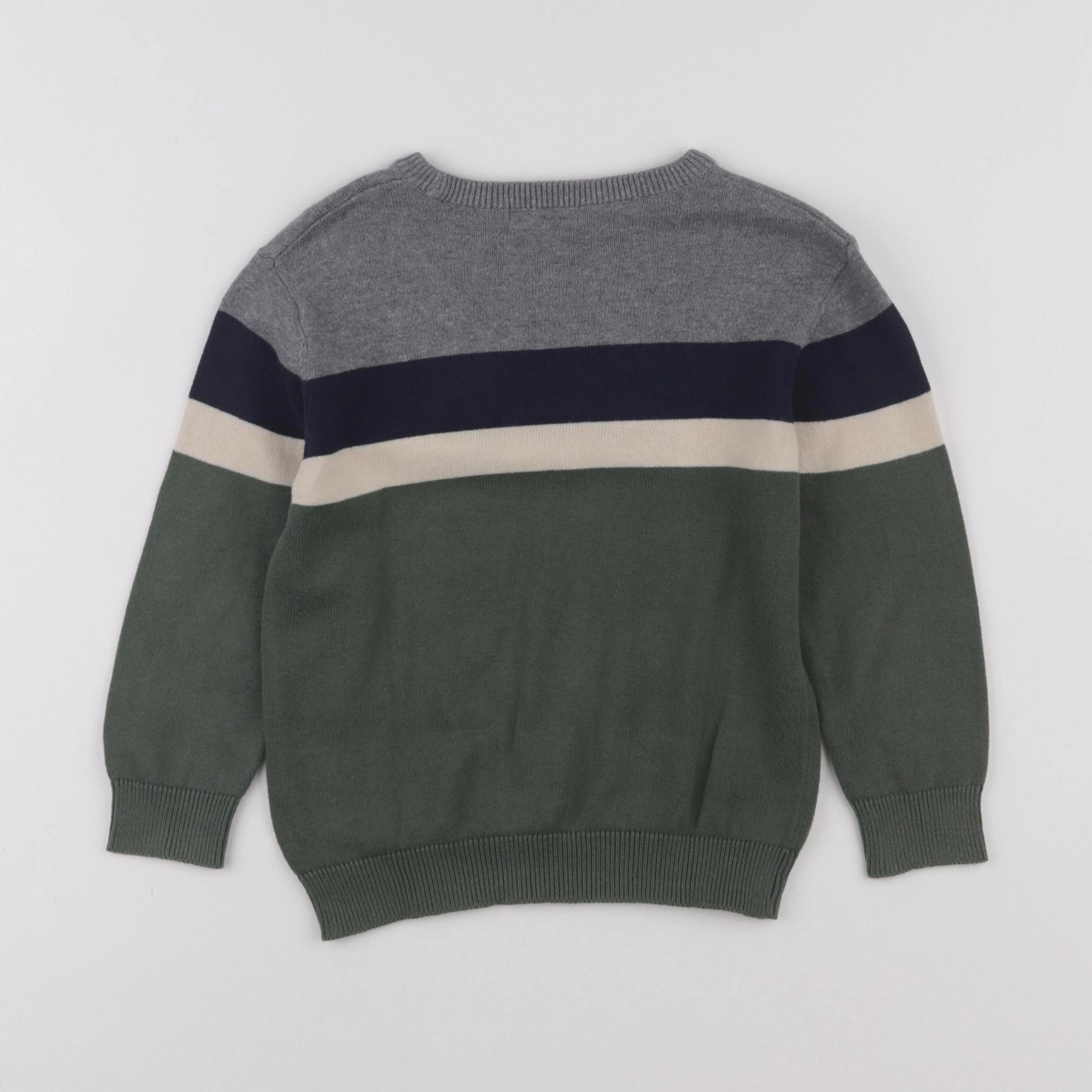 Vertbaudet - pull vert - 4 ans