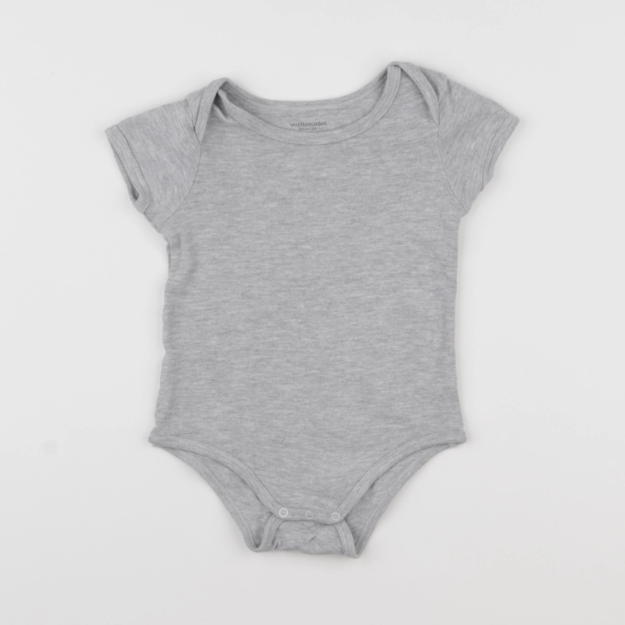 Vertbaudet - body gris - 2 ans