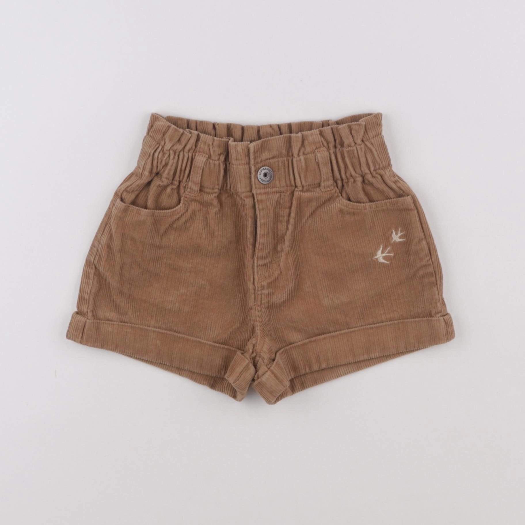 Vertbaudet - short marron - 4 ans