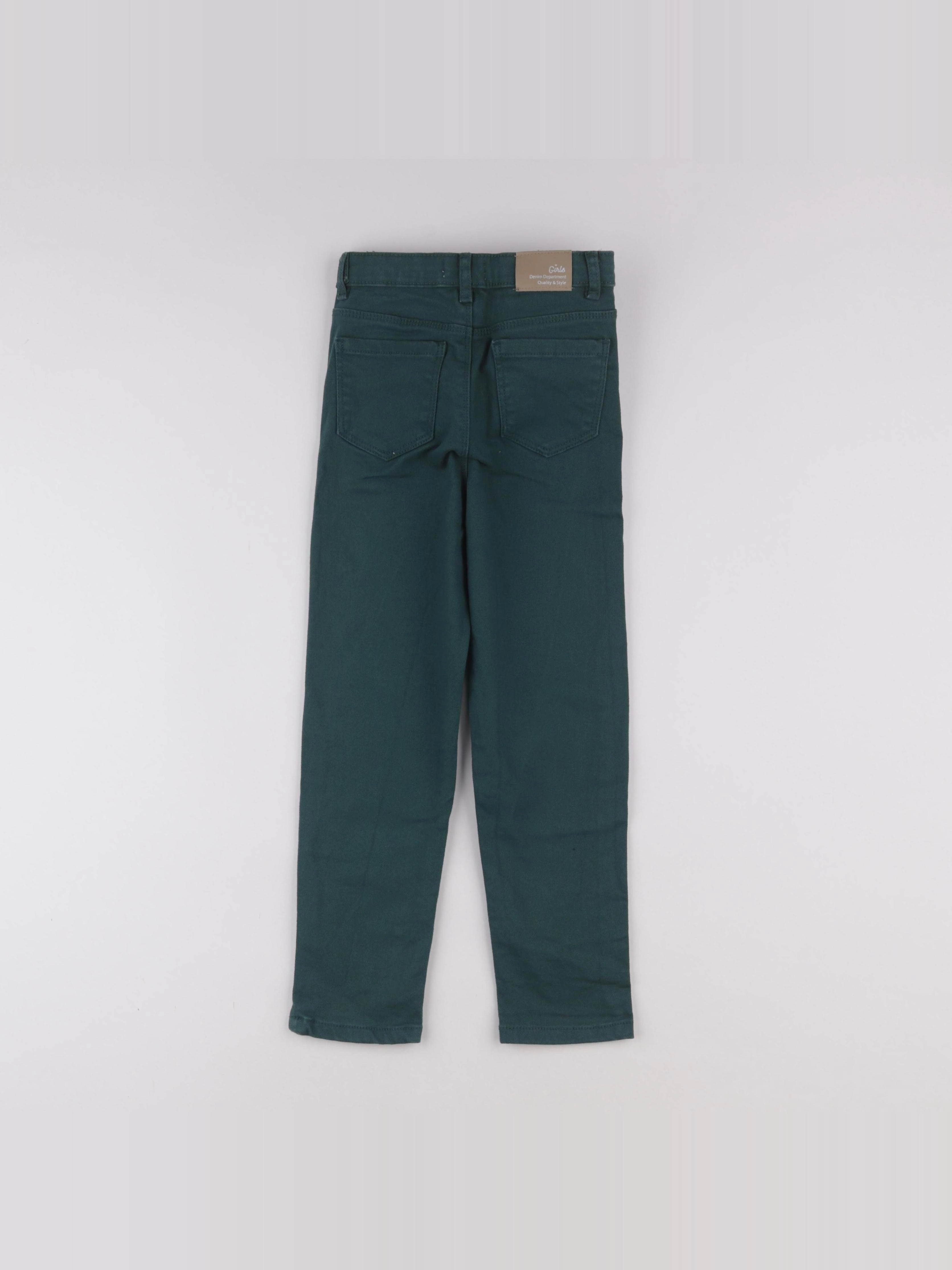 Vertbaudet - jean vert - 7 ans