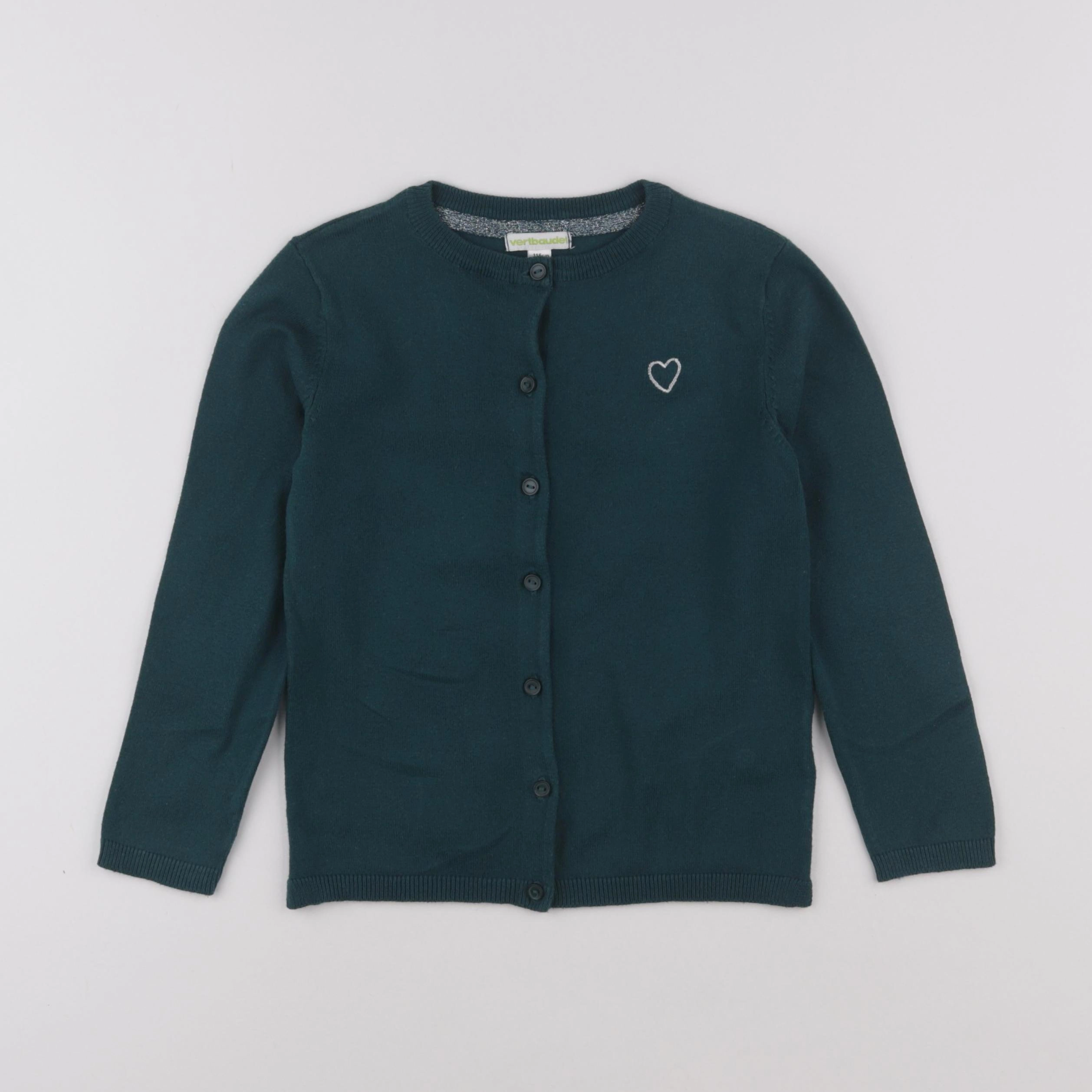 Vertbaudet - gilet vert - 6 ans