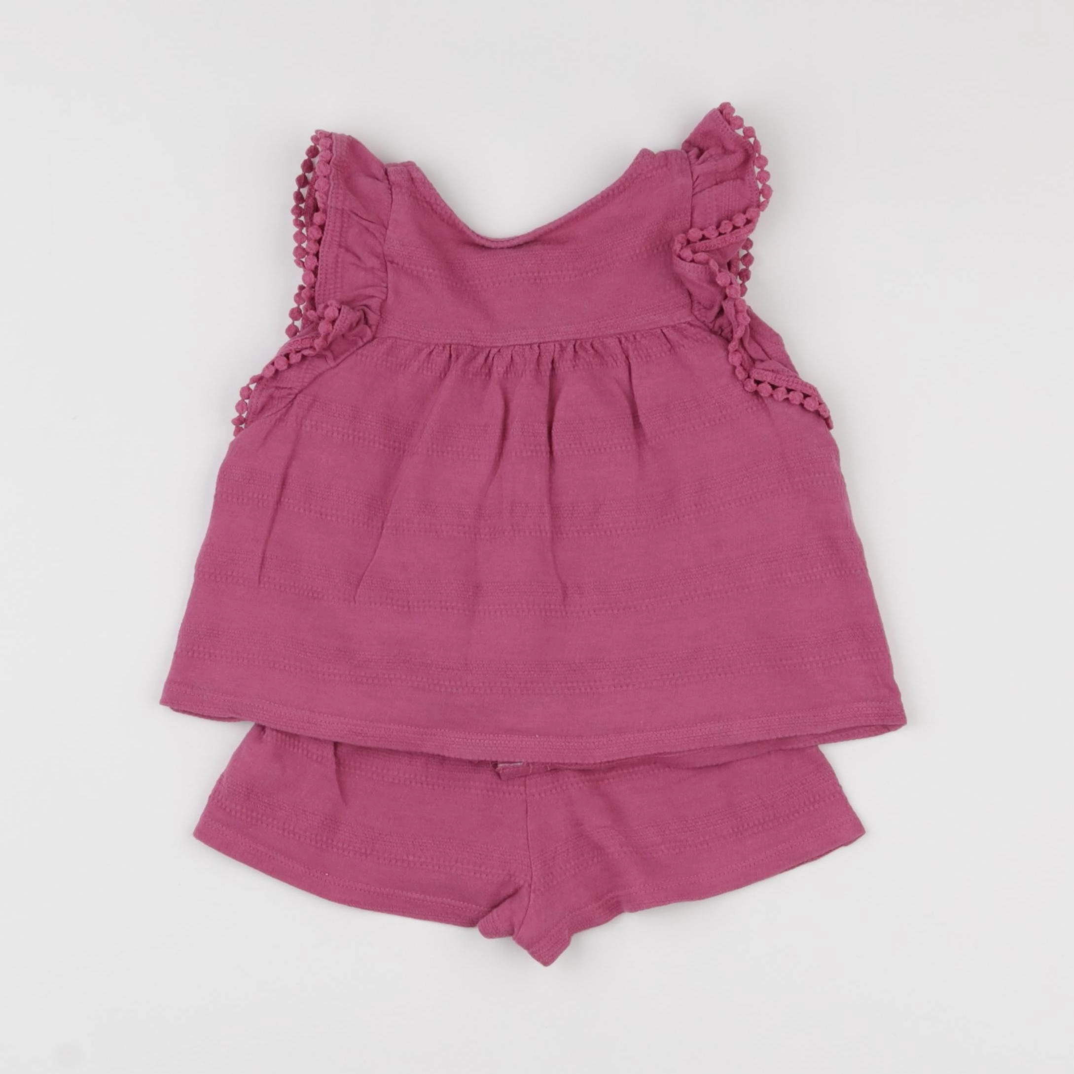 Vertbaudet - ensemble violet - 2 ans