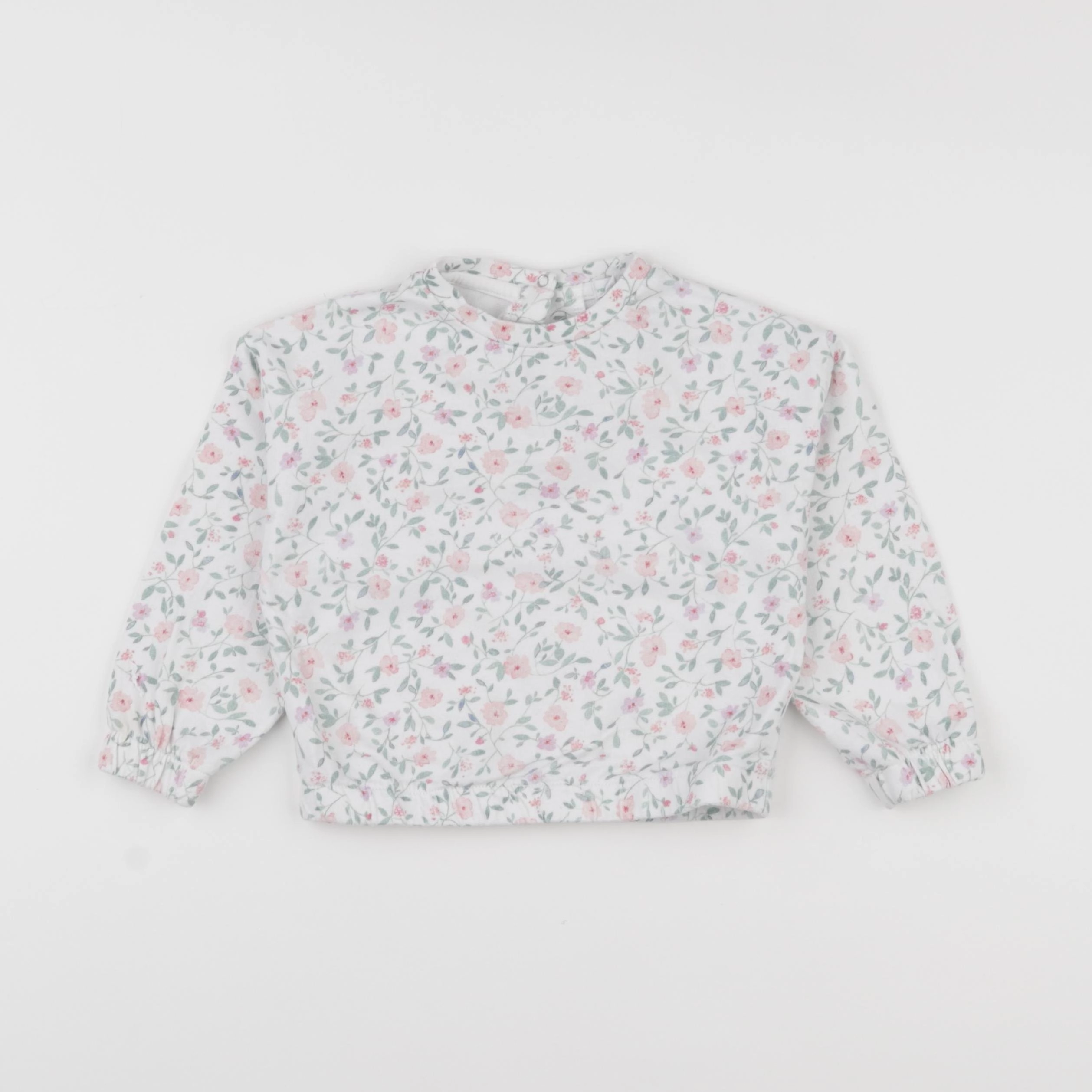 Vertbaudet - sweat blanc - 24 mois