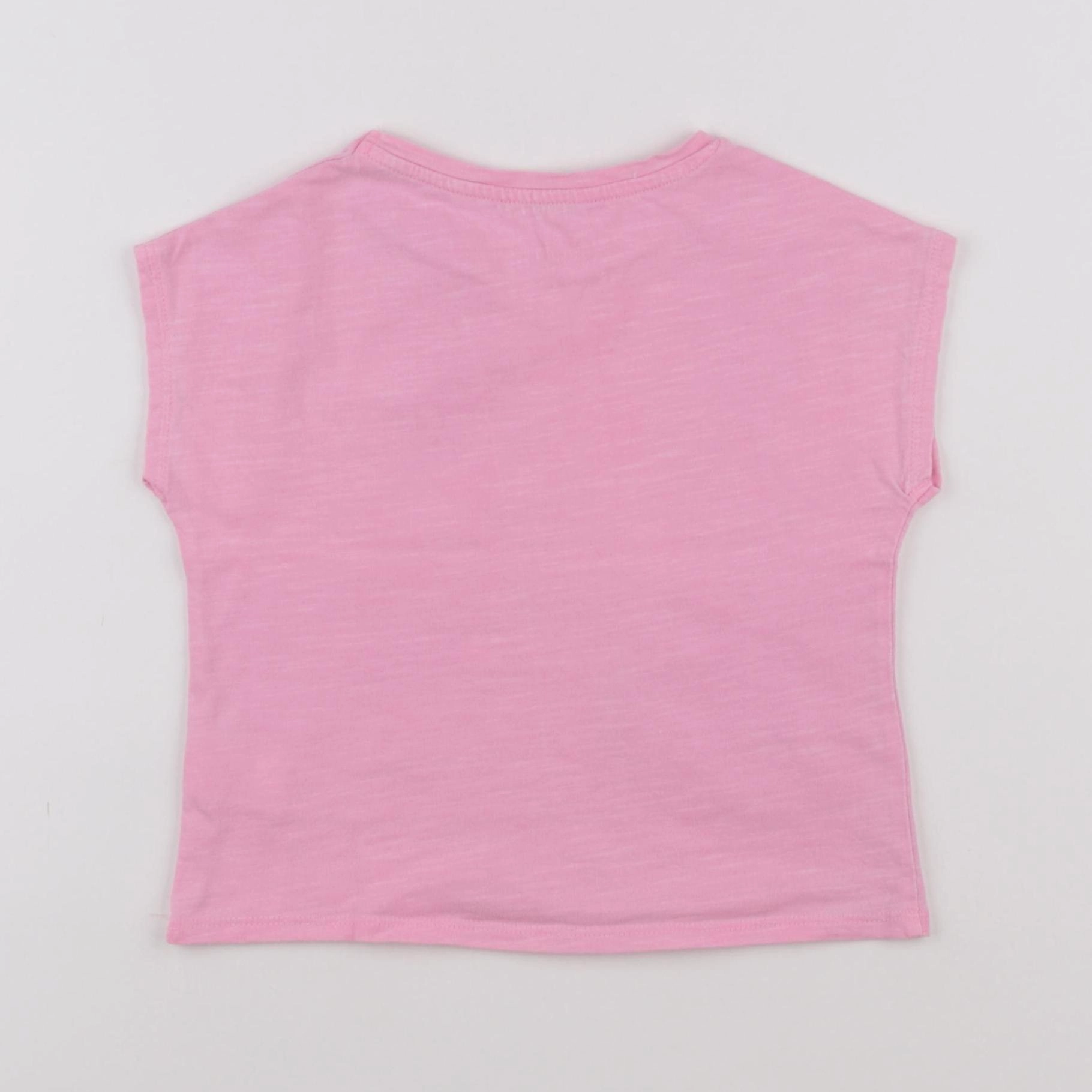 Vertbaudet - tee-shirt rose - 4 ans