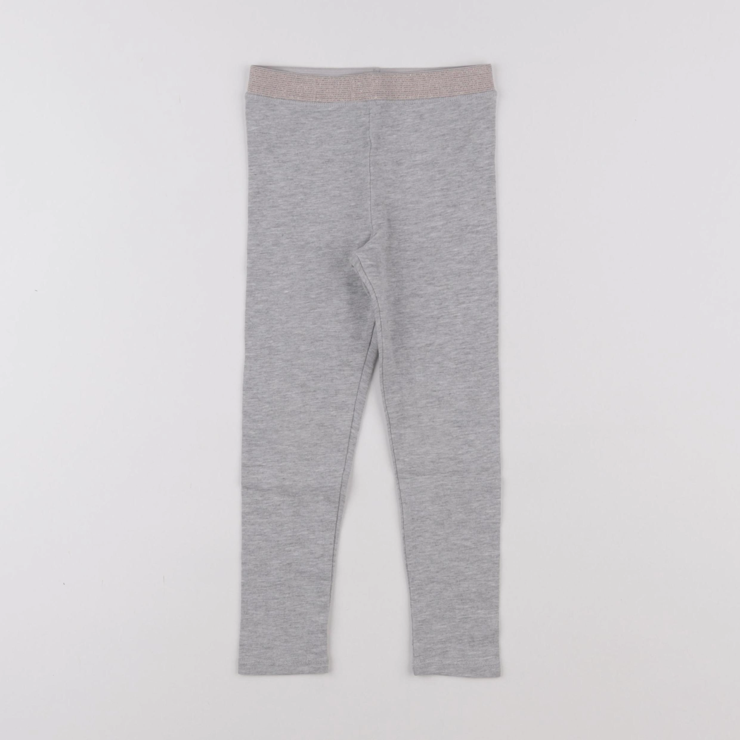 Vertbaudet - legging gris - 4 ans