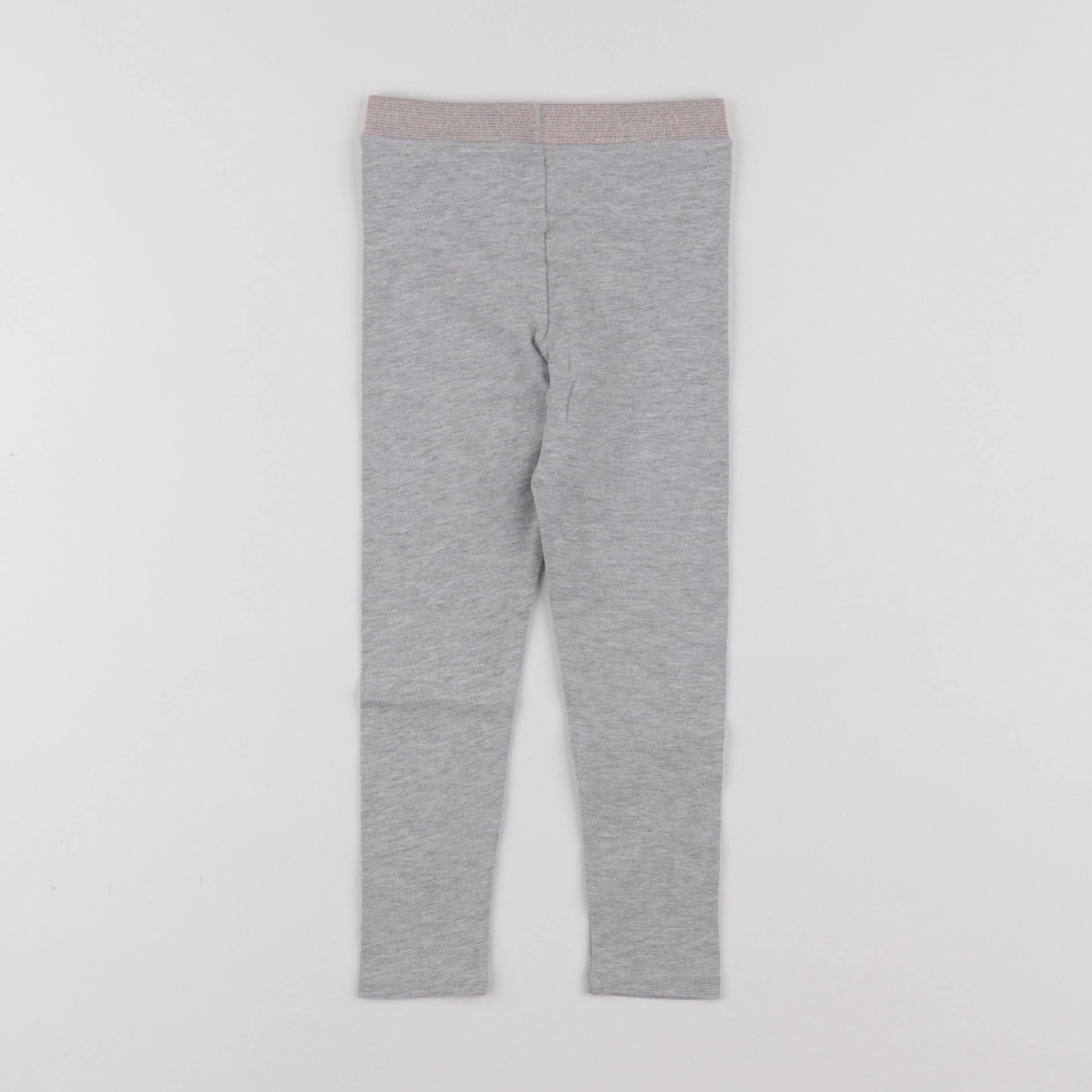Vertbaudet - legging gris - 4 ans