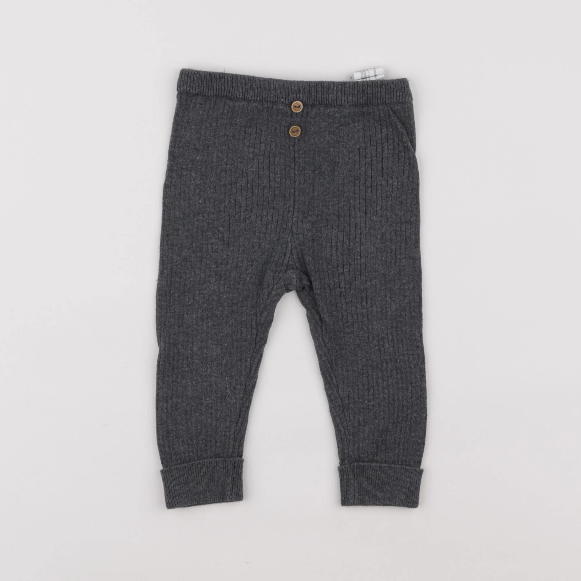 Zara - legging gris - 6/9 mois