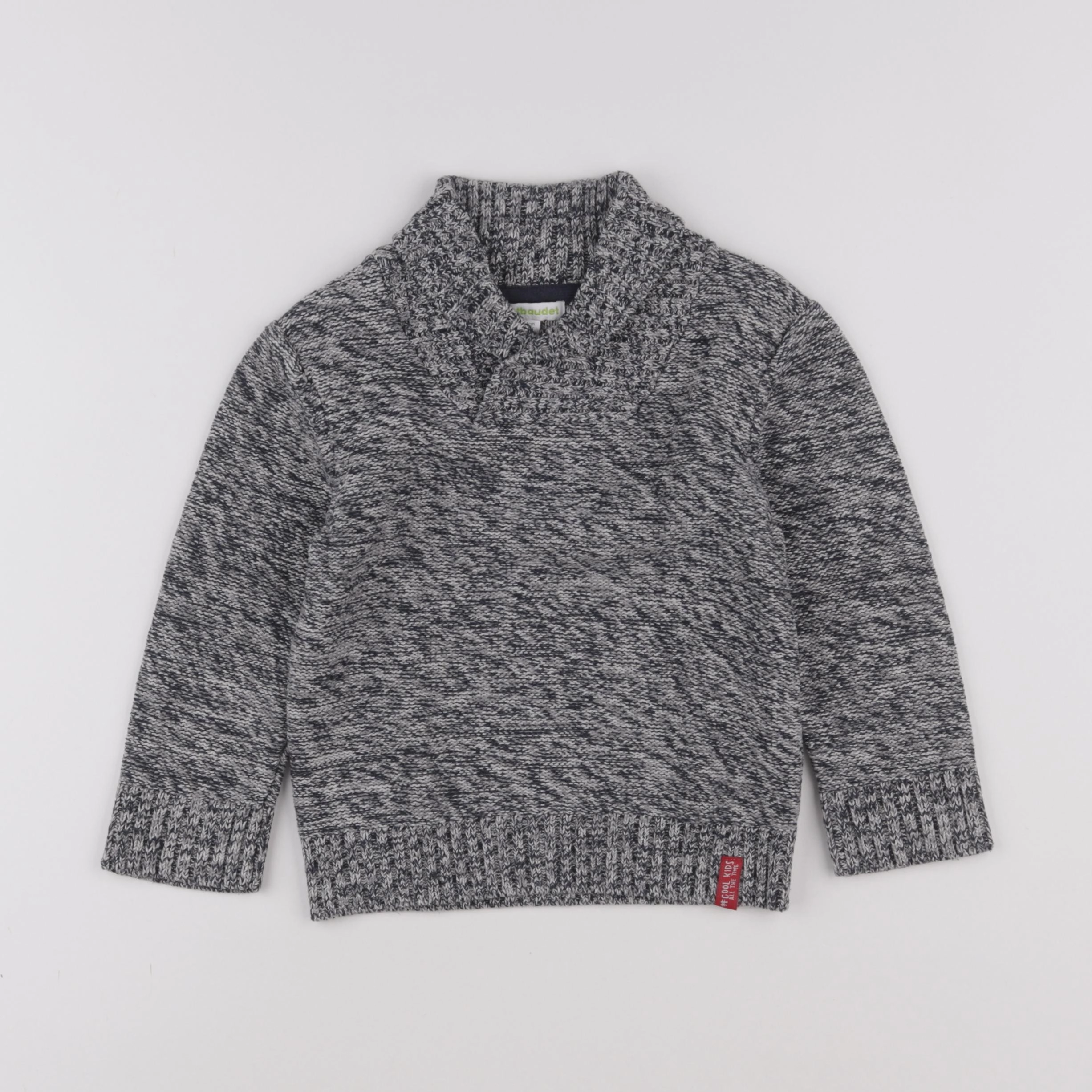 Vertbaudet - pull bleu - 4 ans