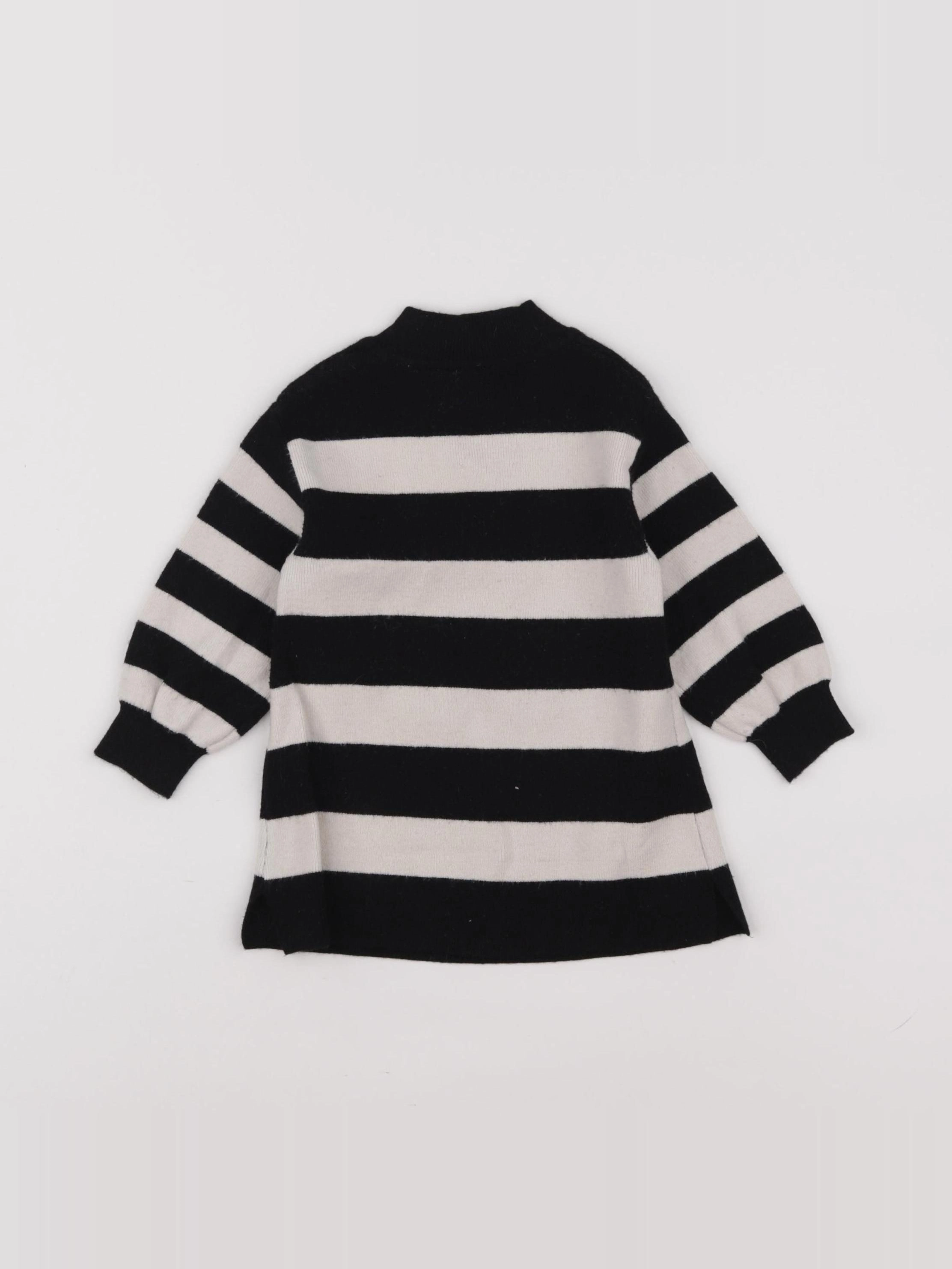 Zara - robe noir - 9/12 mois