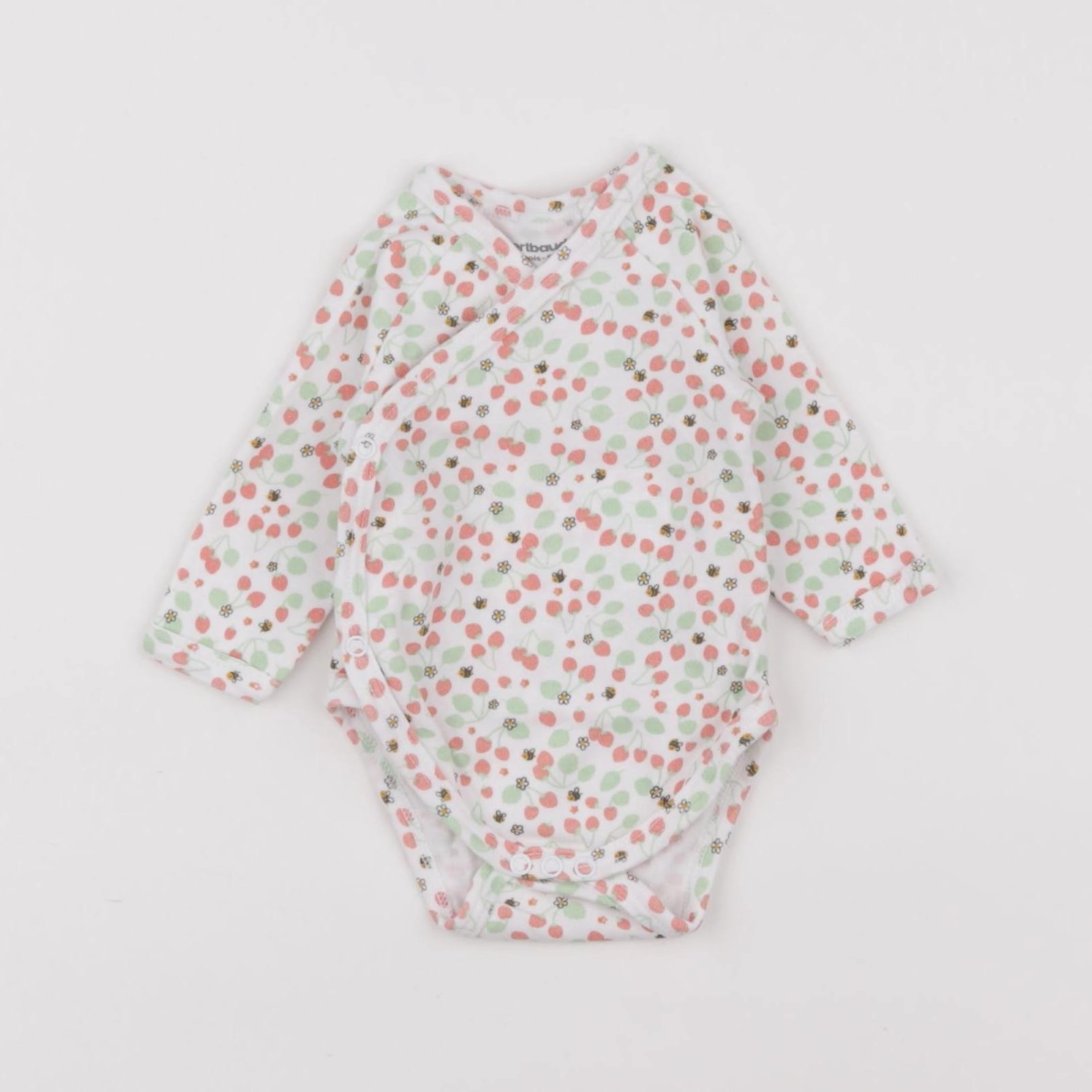 Vertbaudet - body blanc - 1 mois
