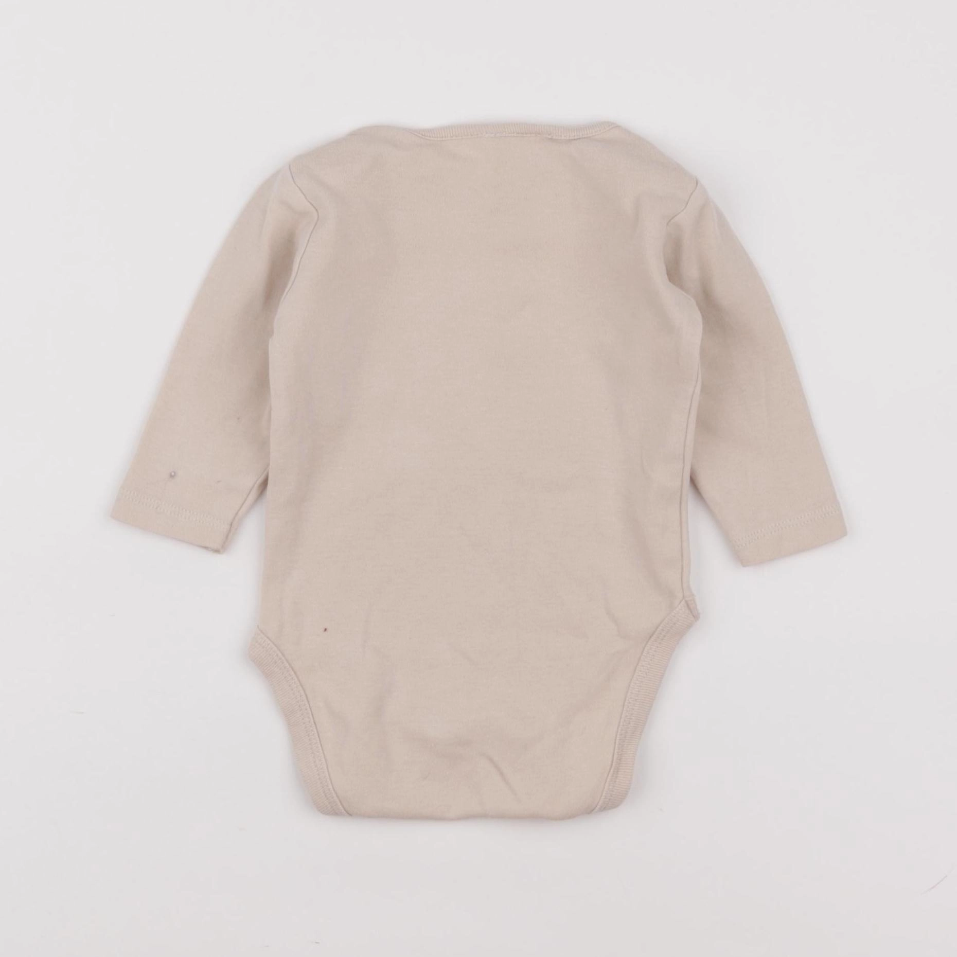 Zara - body beige - 3/6 mois