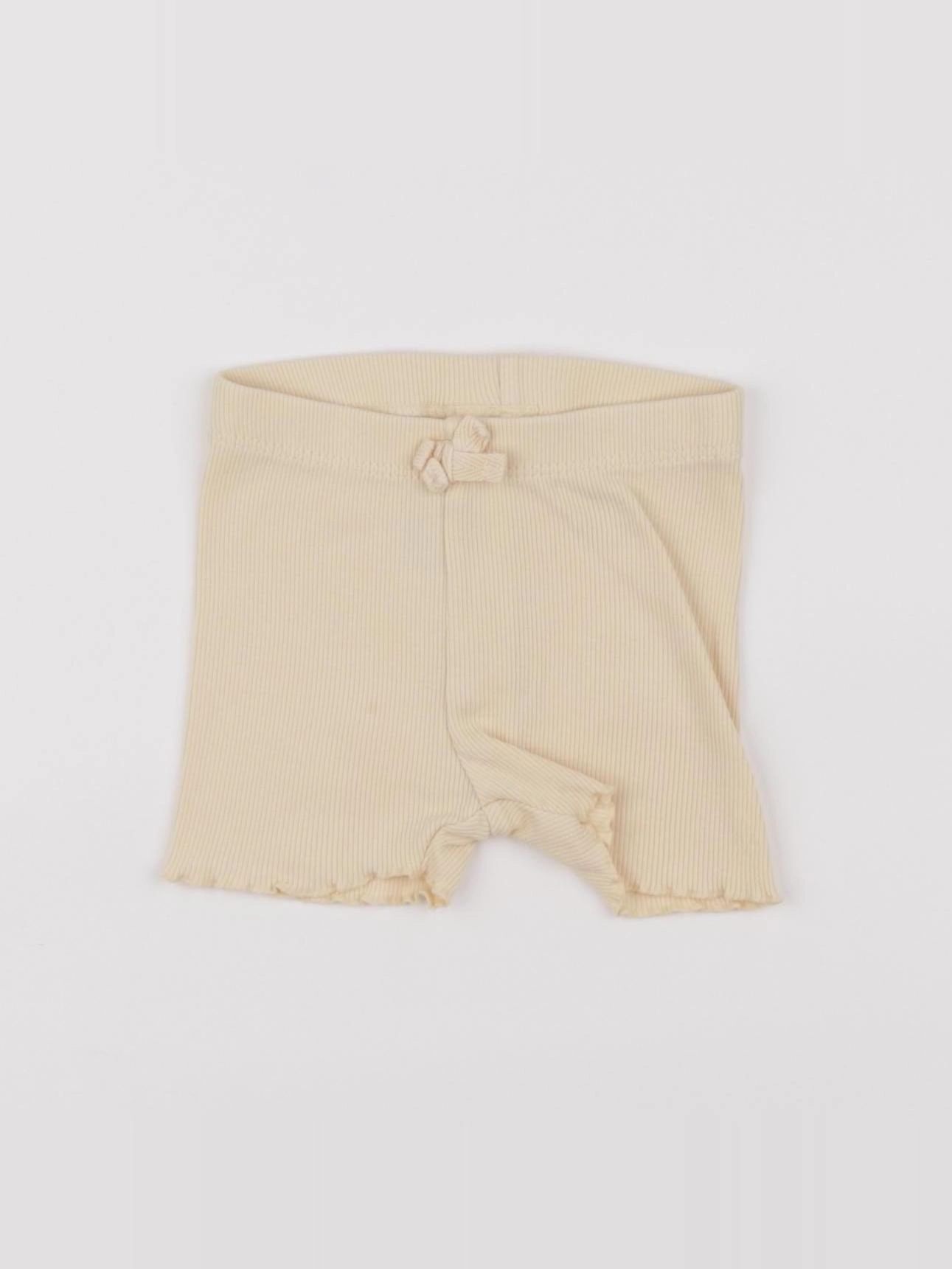 H&M - legging court jaune - 3 mois