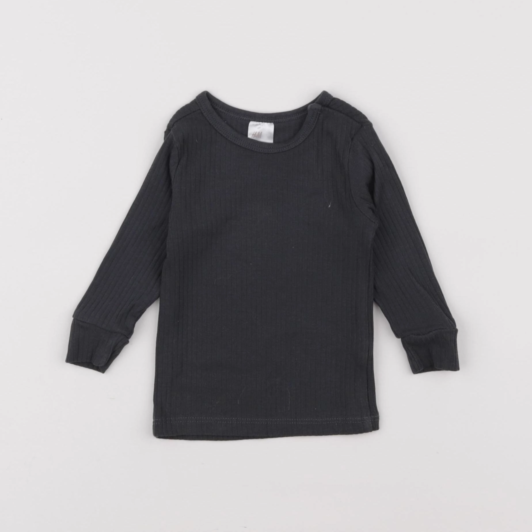 H&M - tee-shirt gris - 3 mois