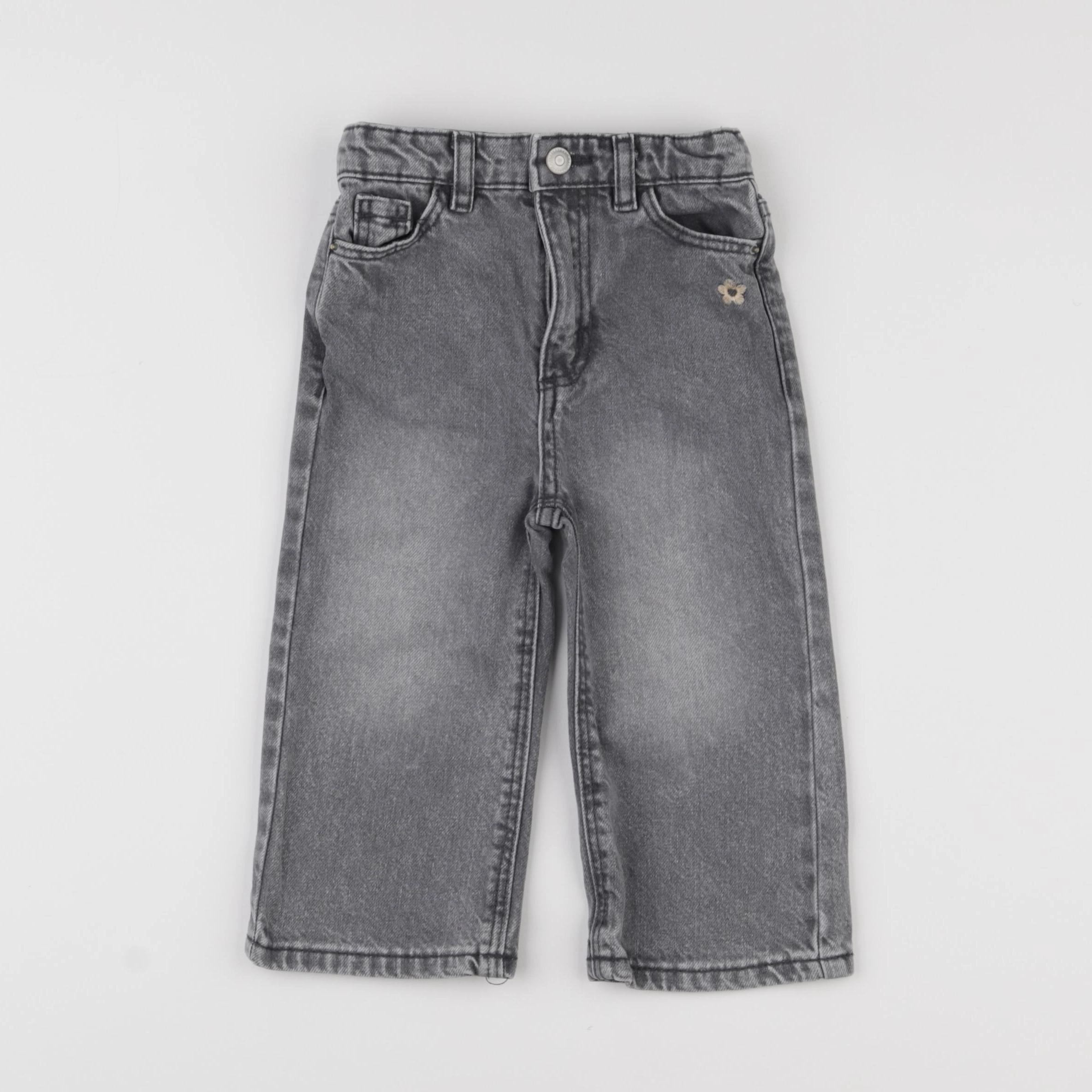 Vertbaudet - jean gris - 2 ans