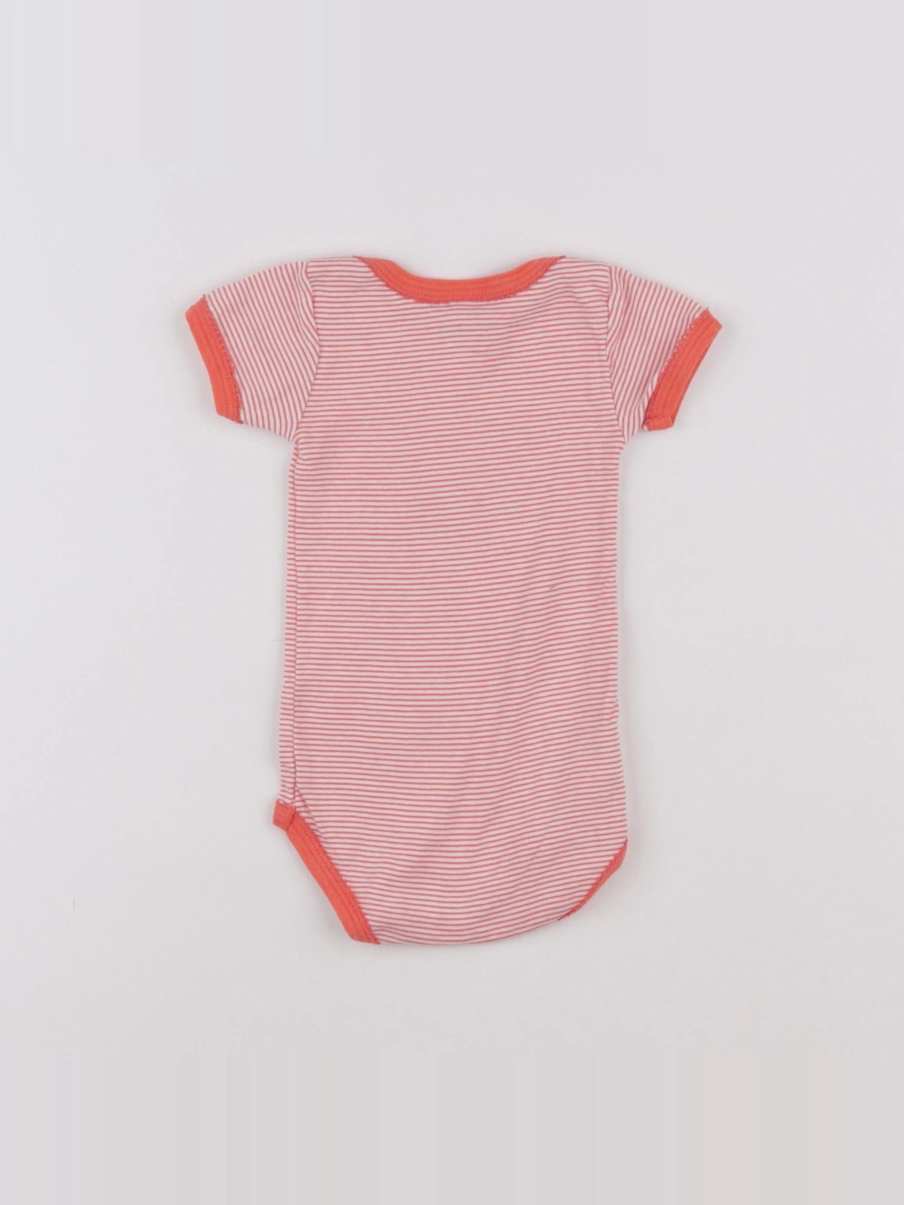 Petit Bateau - body rose - 6 mois