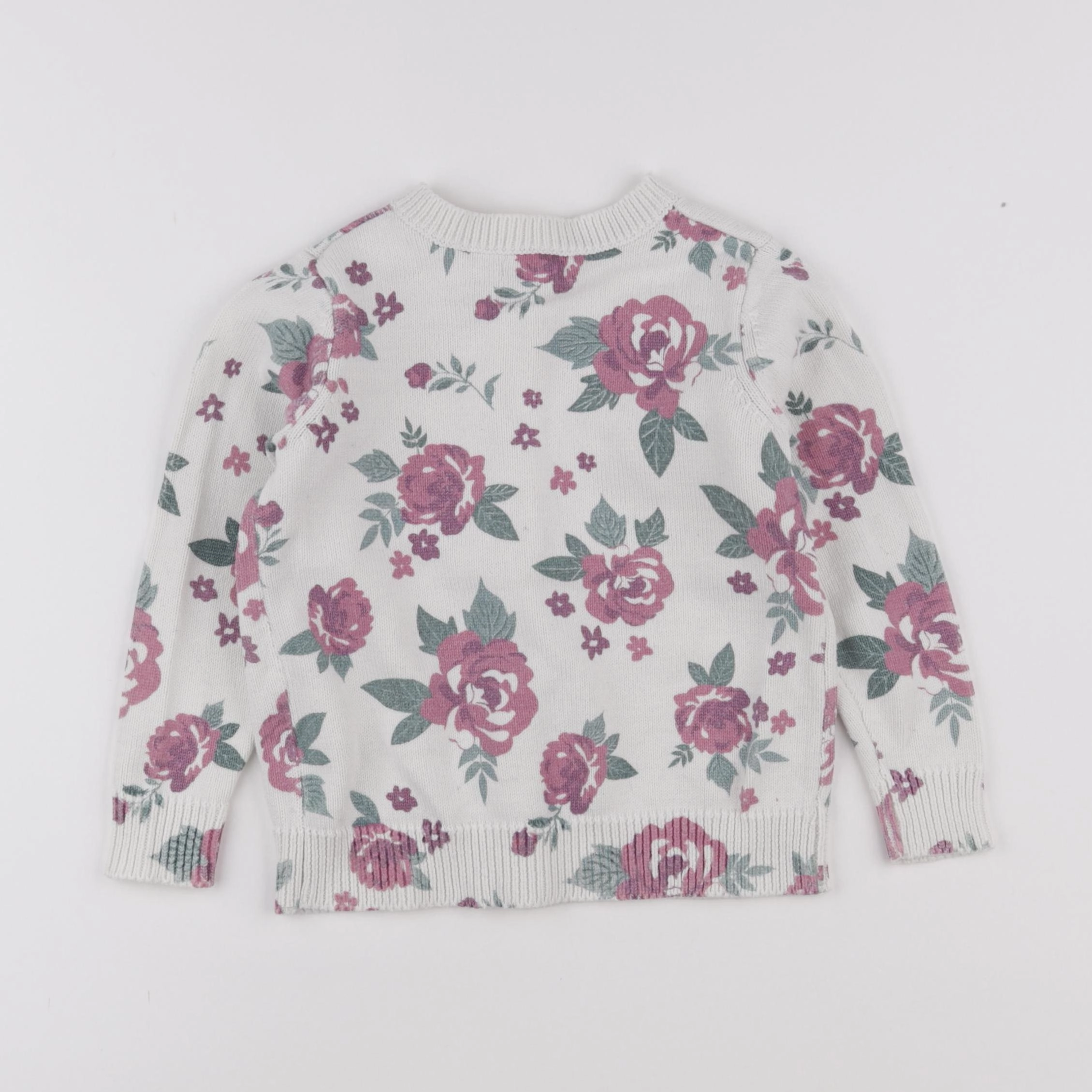 Vertbaudet - gilet blanc - 5 ans