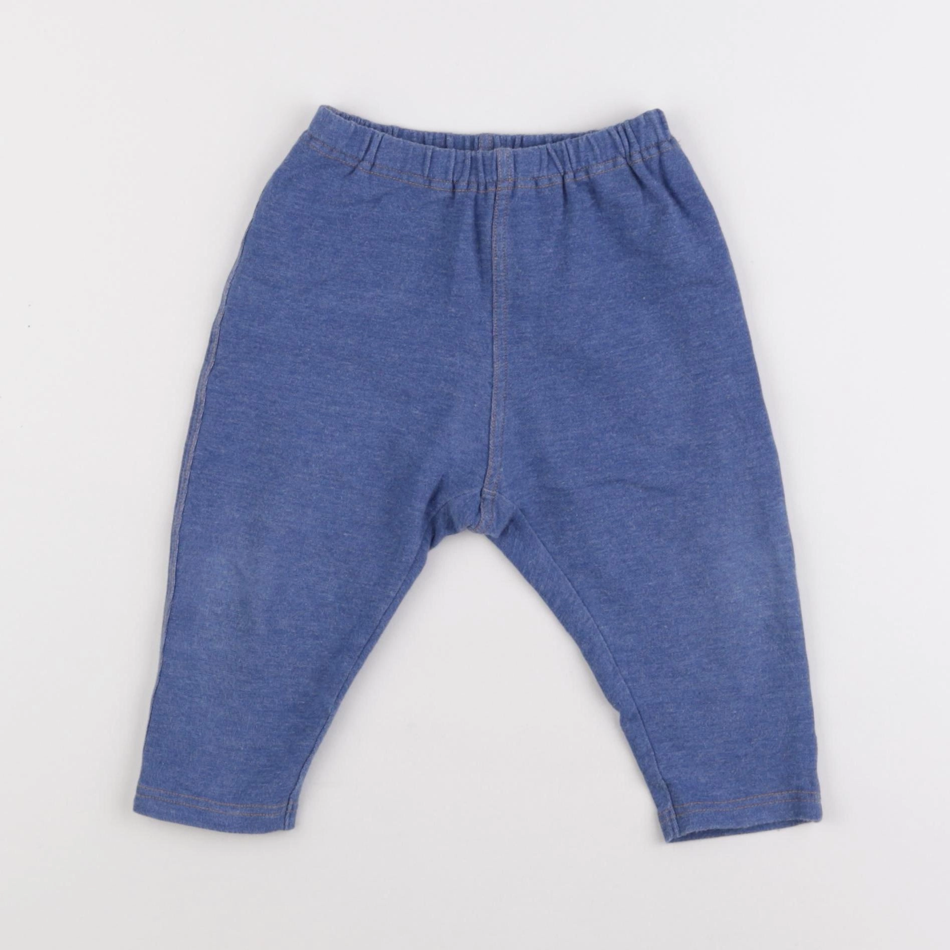 Uniqlo - legging bleu - 12/18 mois