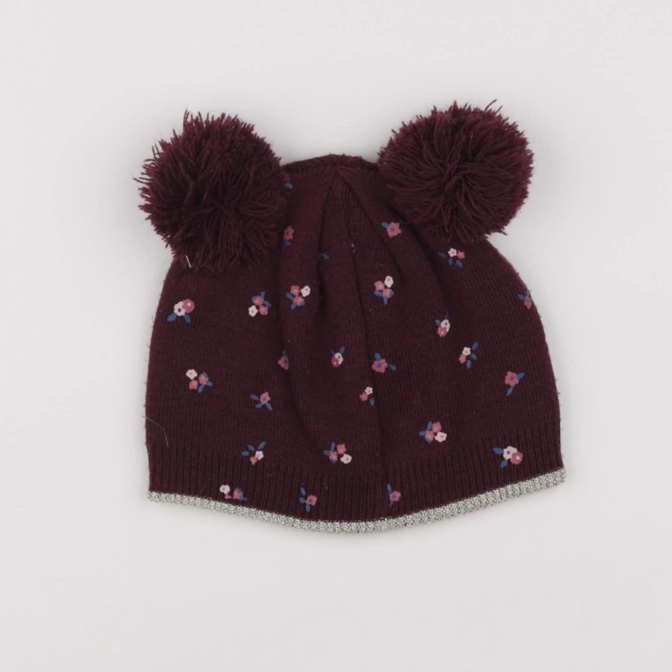 Vertbaudet - bonnet violet - 2/3 ans