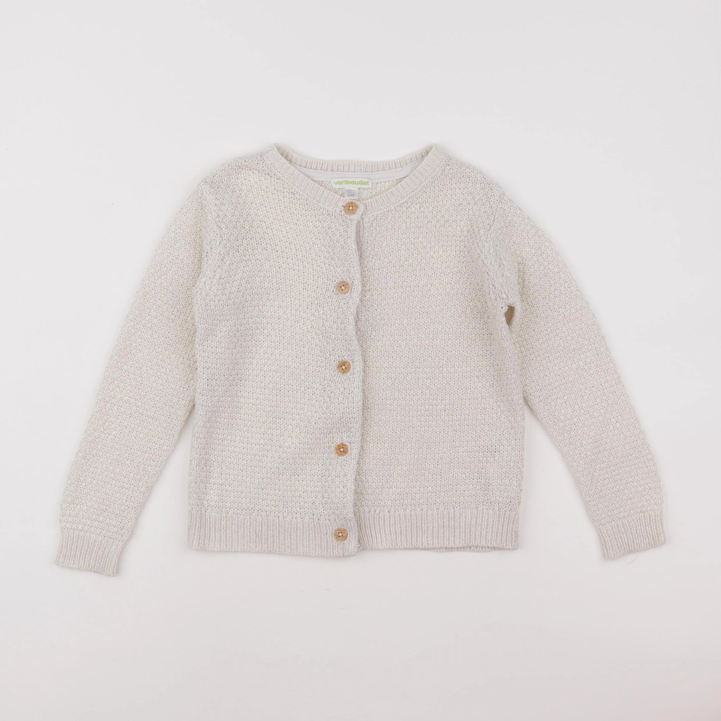 Vertbaudet - gilet beige - 5 ans