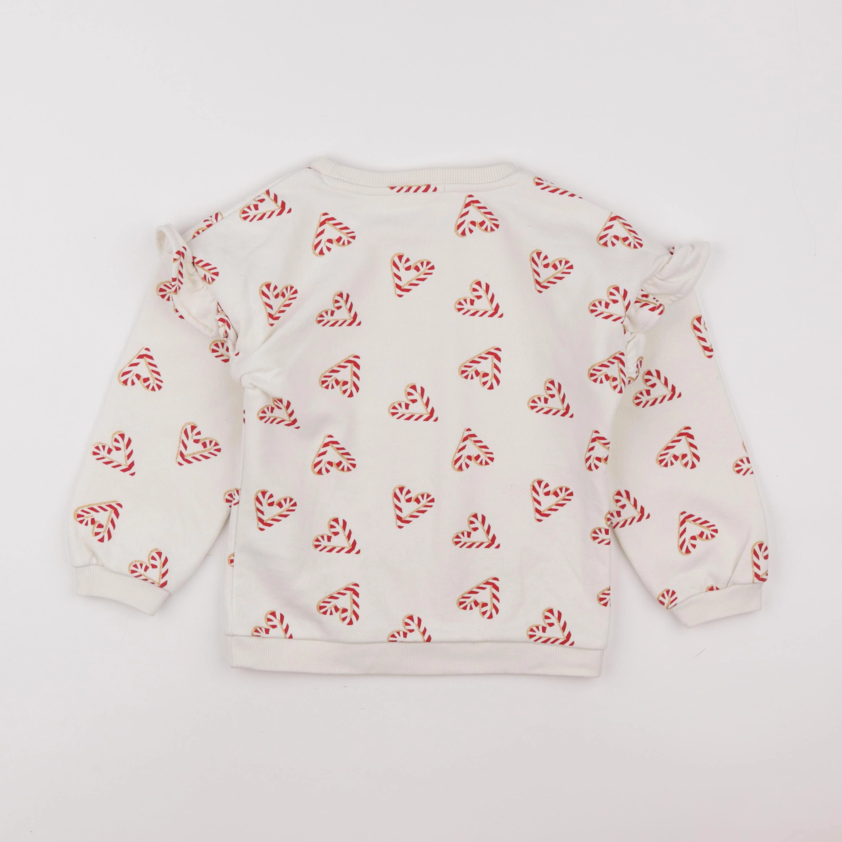 Vertbaudet - sweat beige - 6 ans