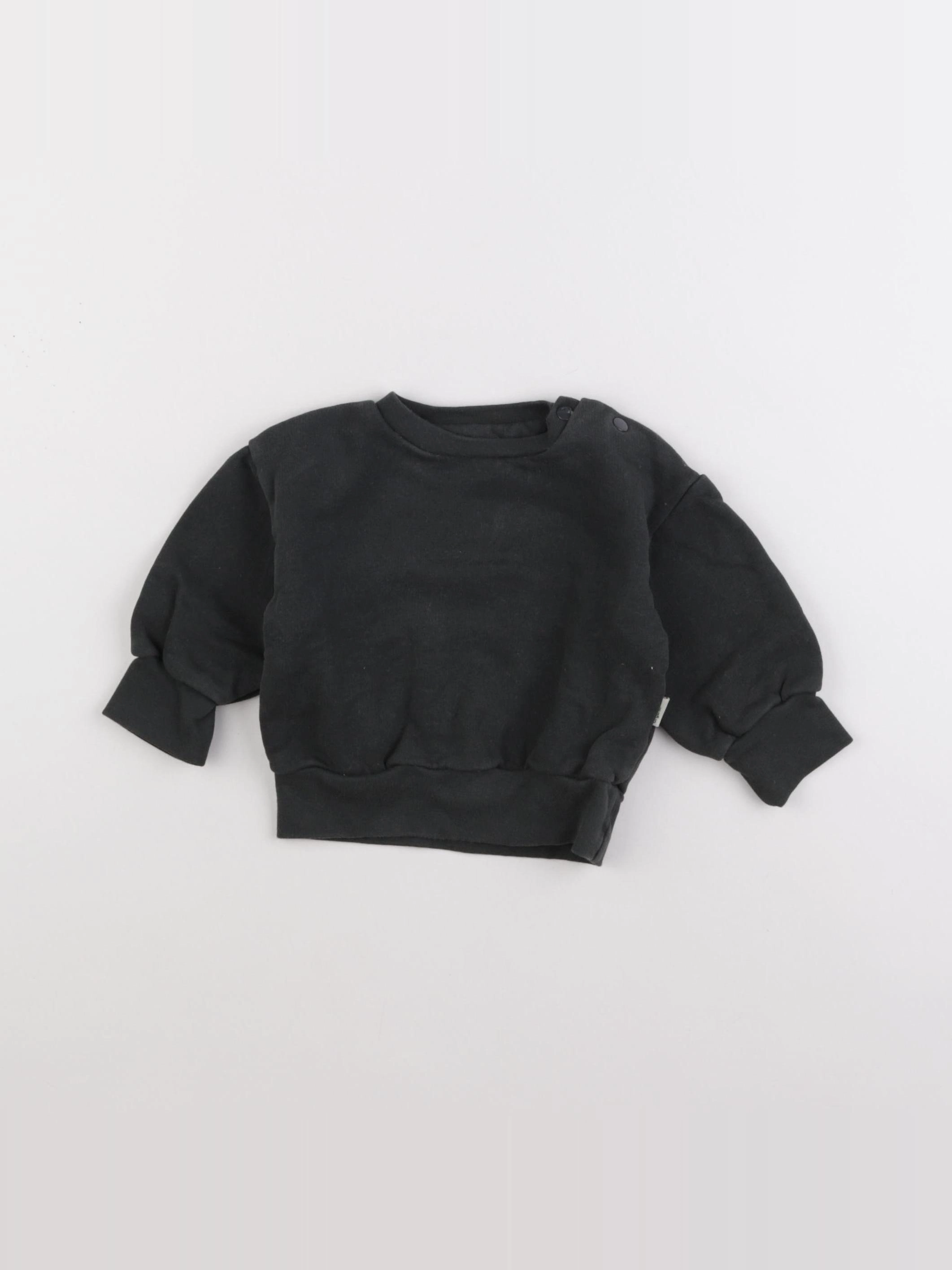 Poudre Organic - sweat gris - 6 mois
