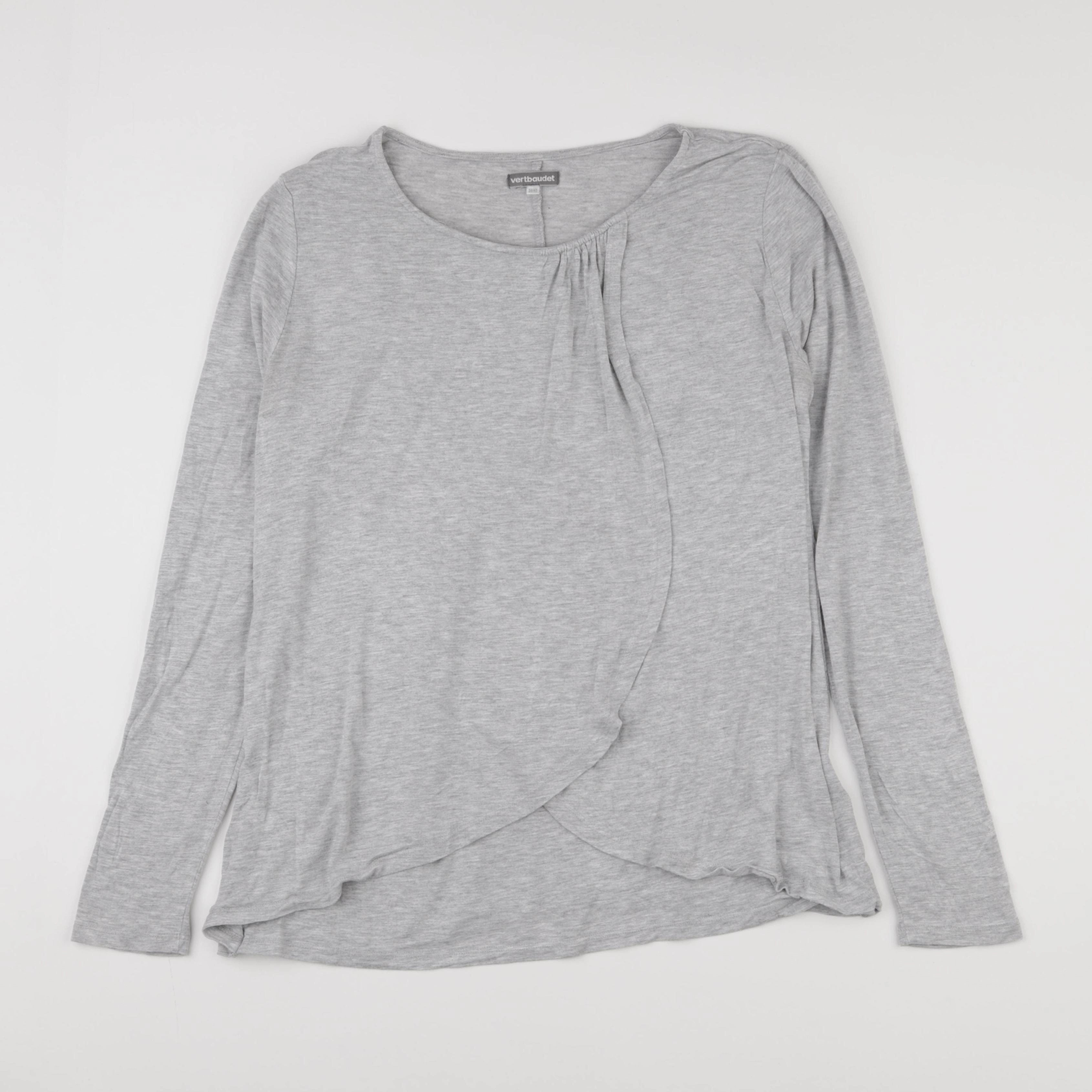 Vertbaudet - tee-shirt grossesse gris - 38 à 40