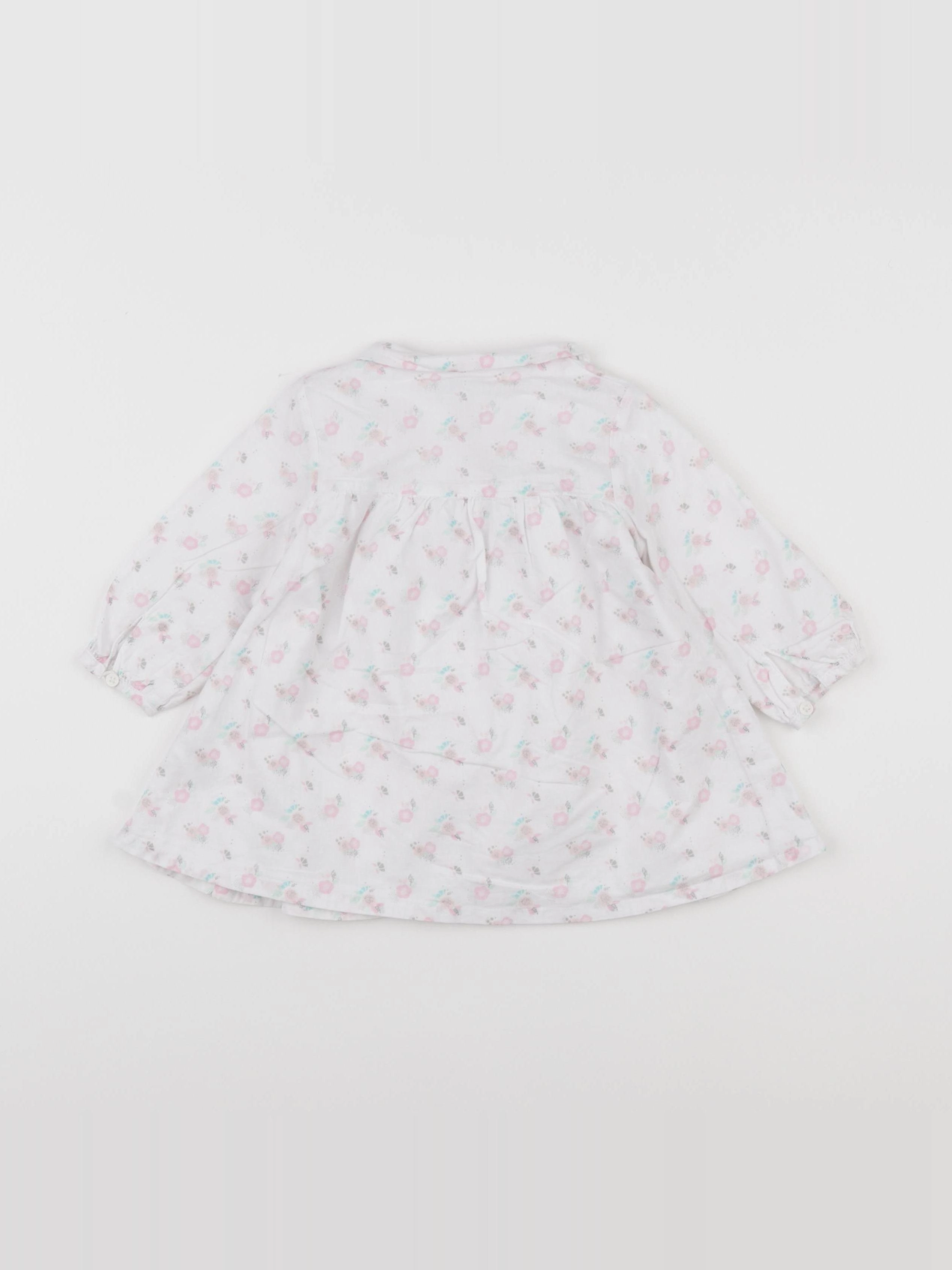 Vertbaudet - robe blanc - 9 mois