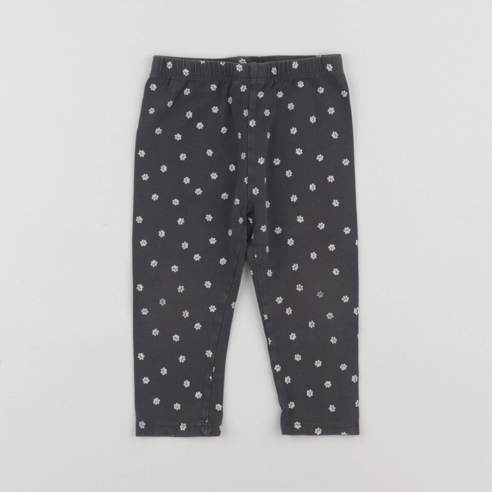 Vertbaudet - legging gris - 18 mois