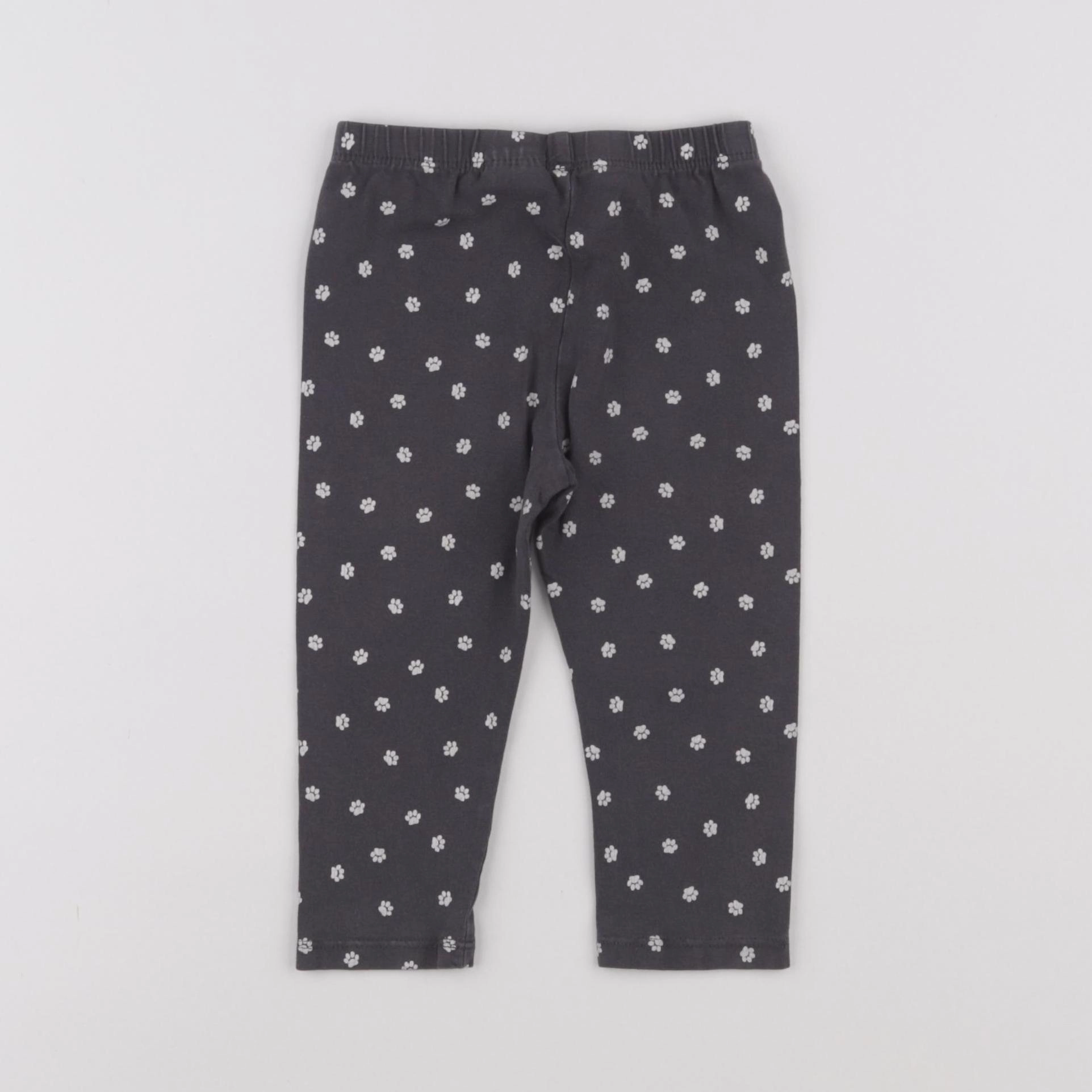 Vertbaudet - legging gris - 18 mois