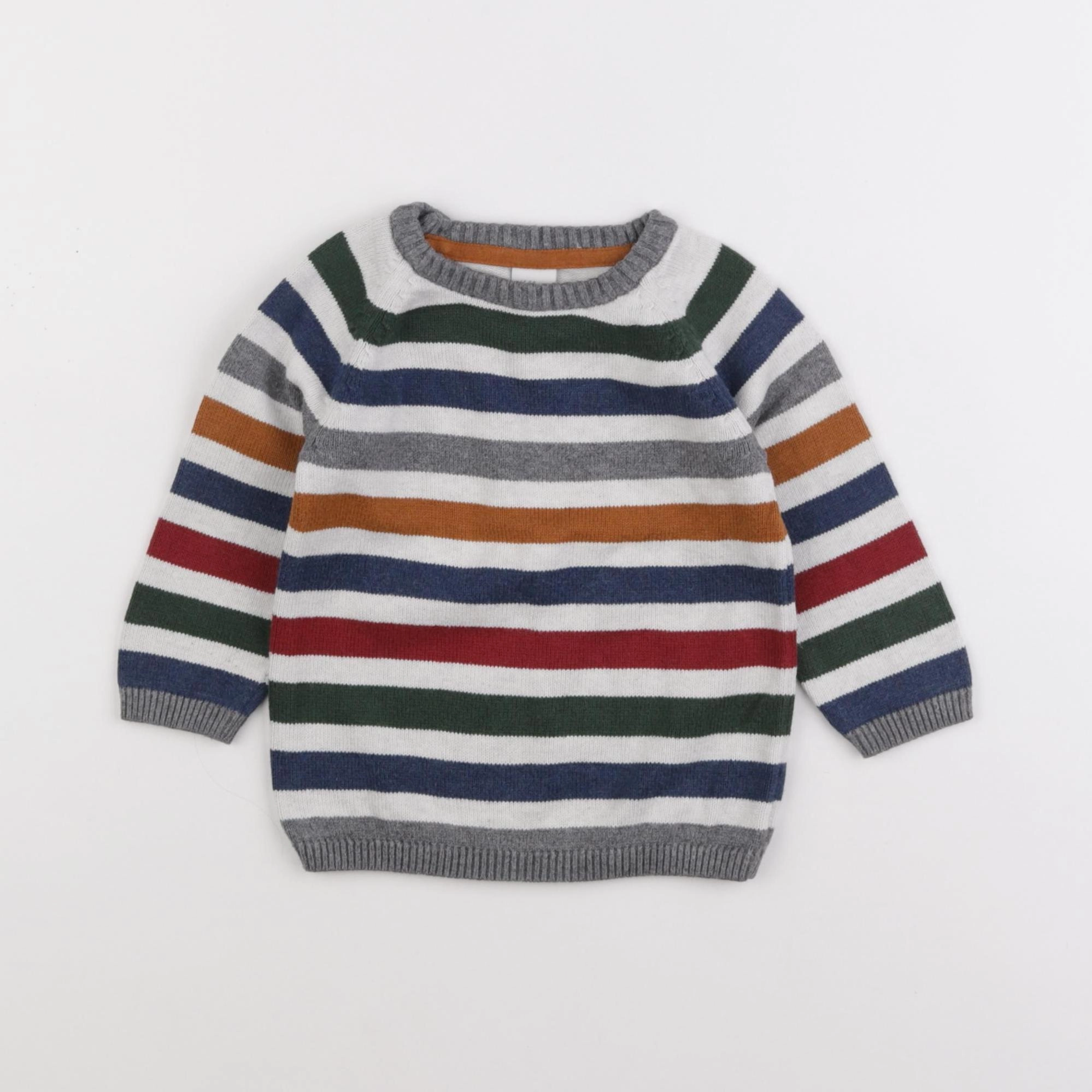 H&M - pull multicolore - 6/9 mois