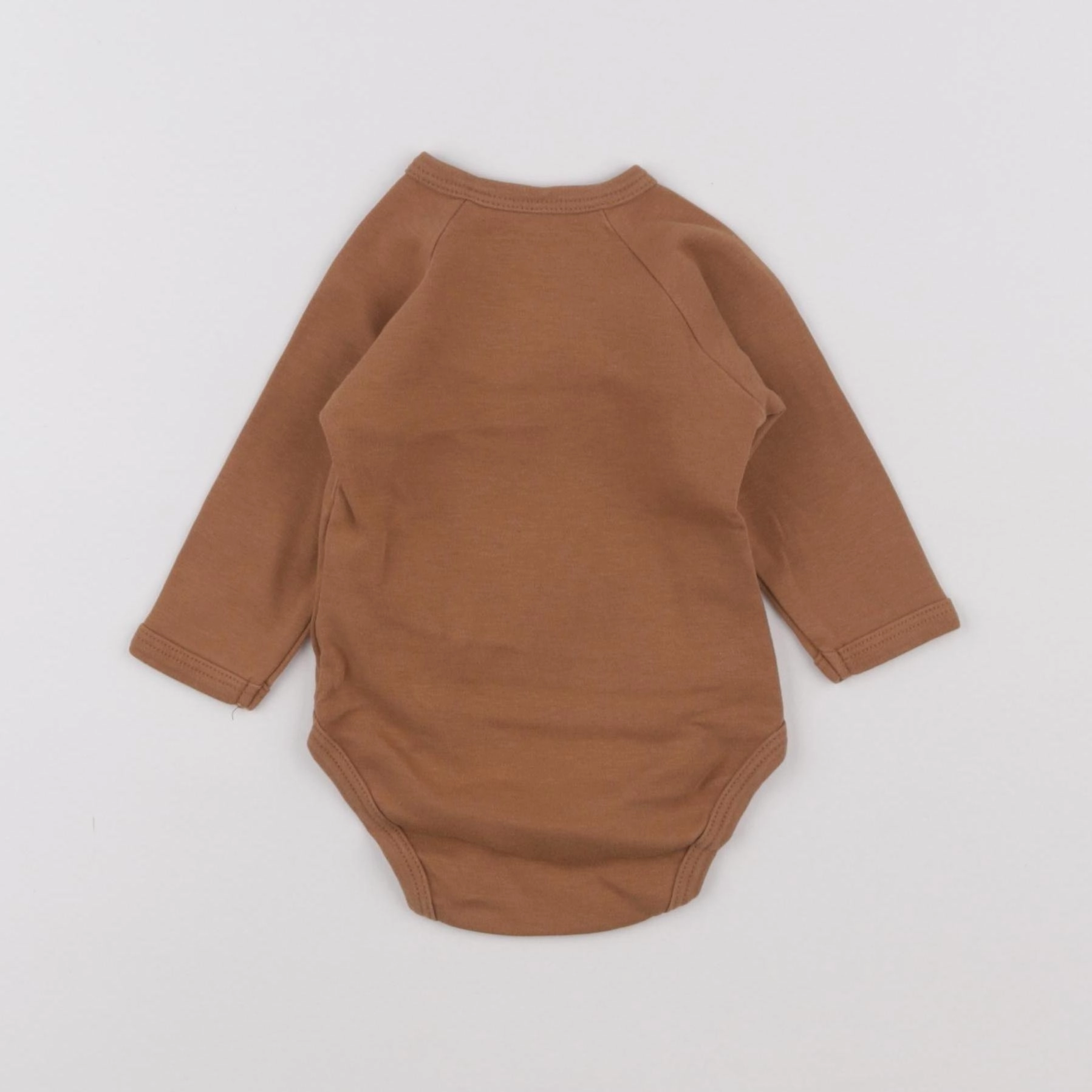 Vertbaudet - body marron - 6 mois