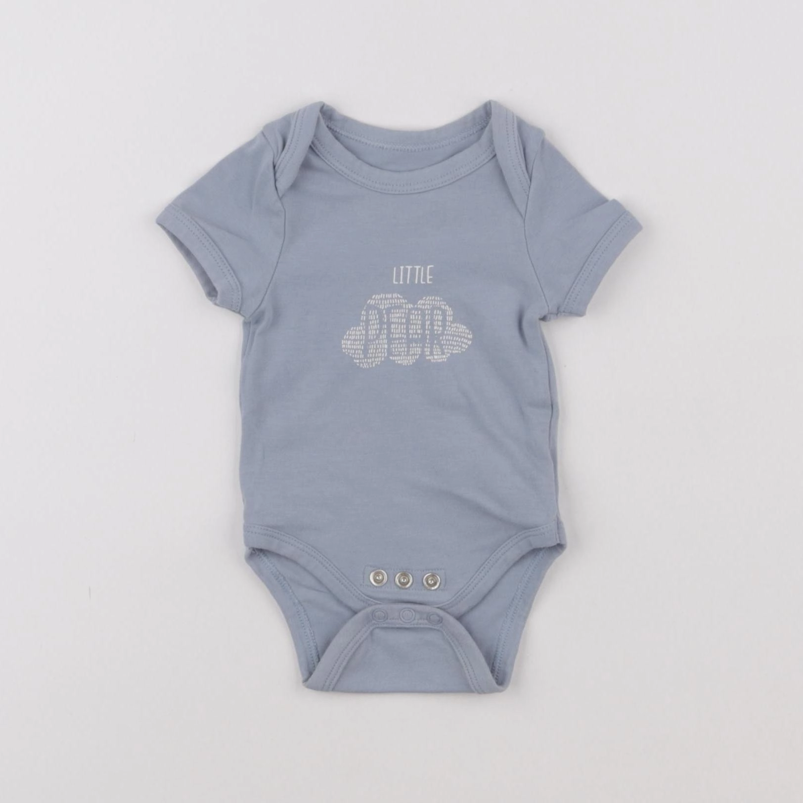 Vertbaudet - body bleu - 1 mois
