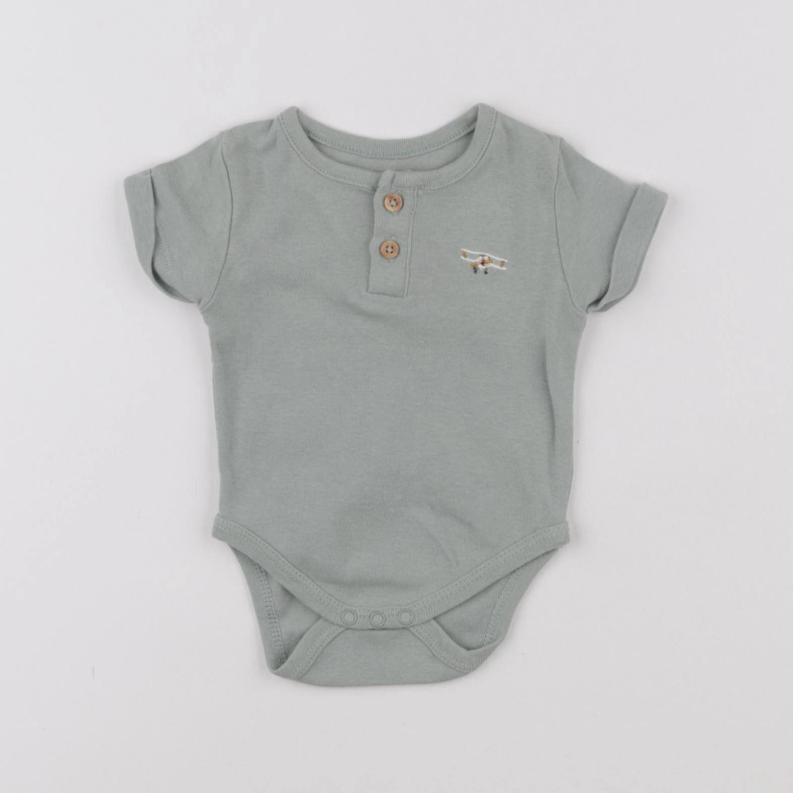 Vertbaudet - body vert - 1 mois