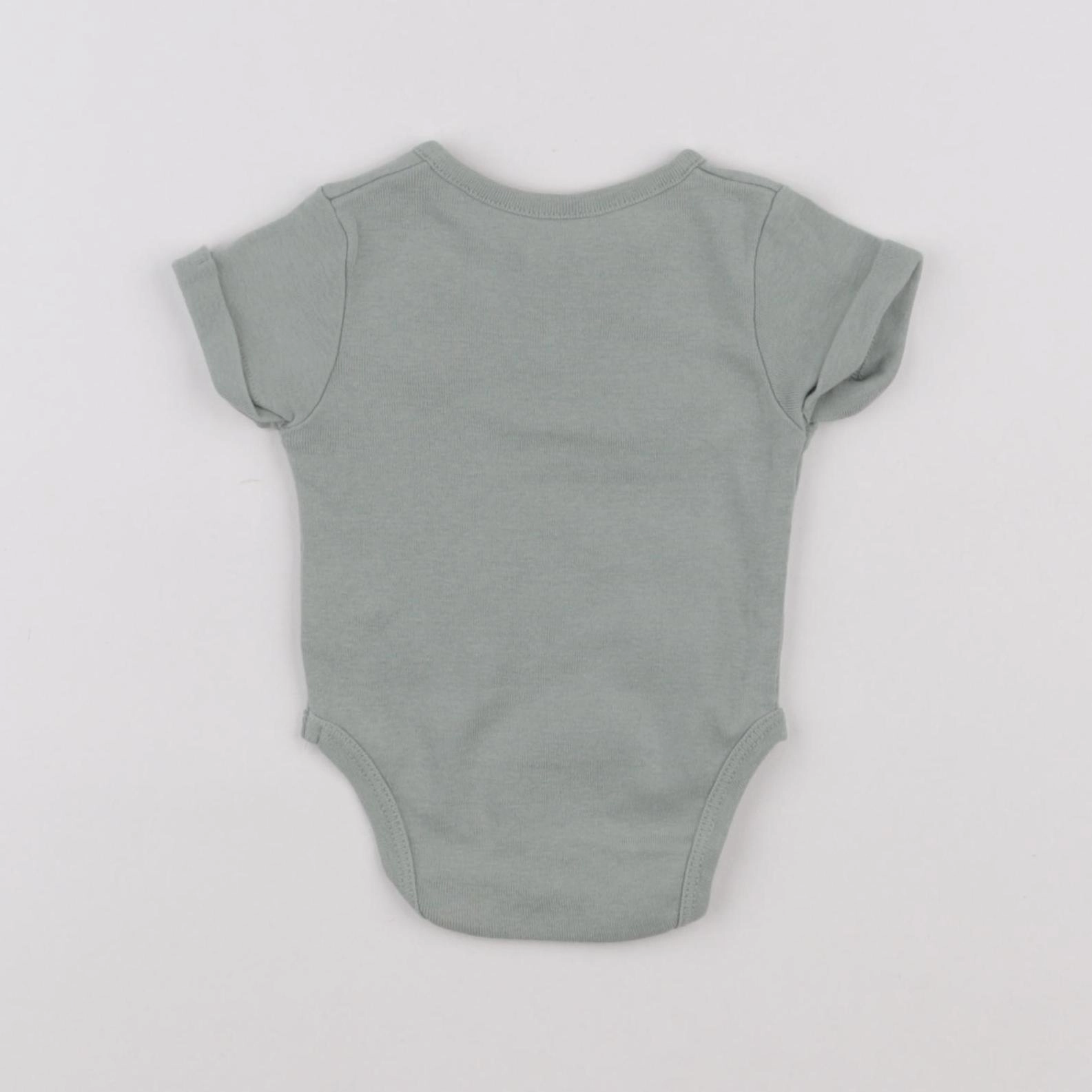 Vertbaudet - body vert - 1 mois