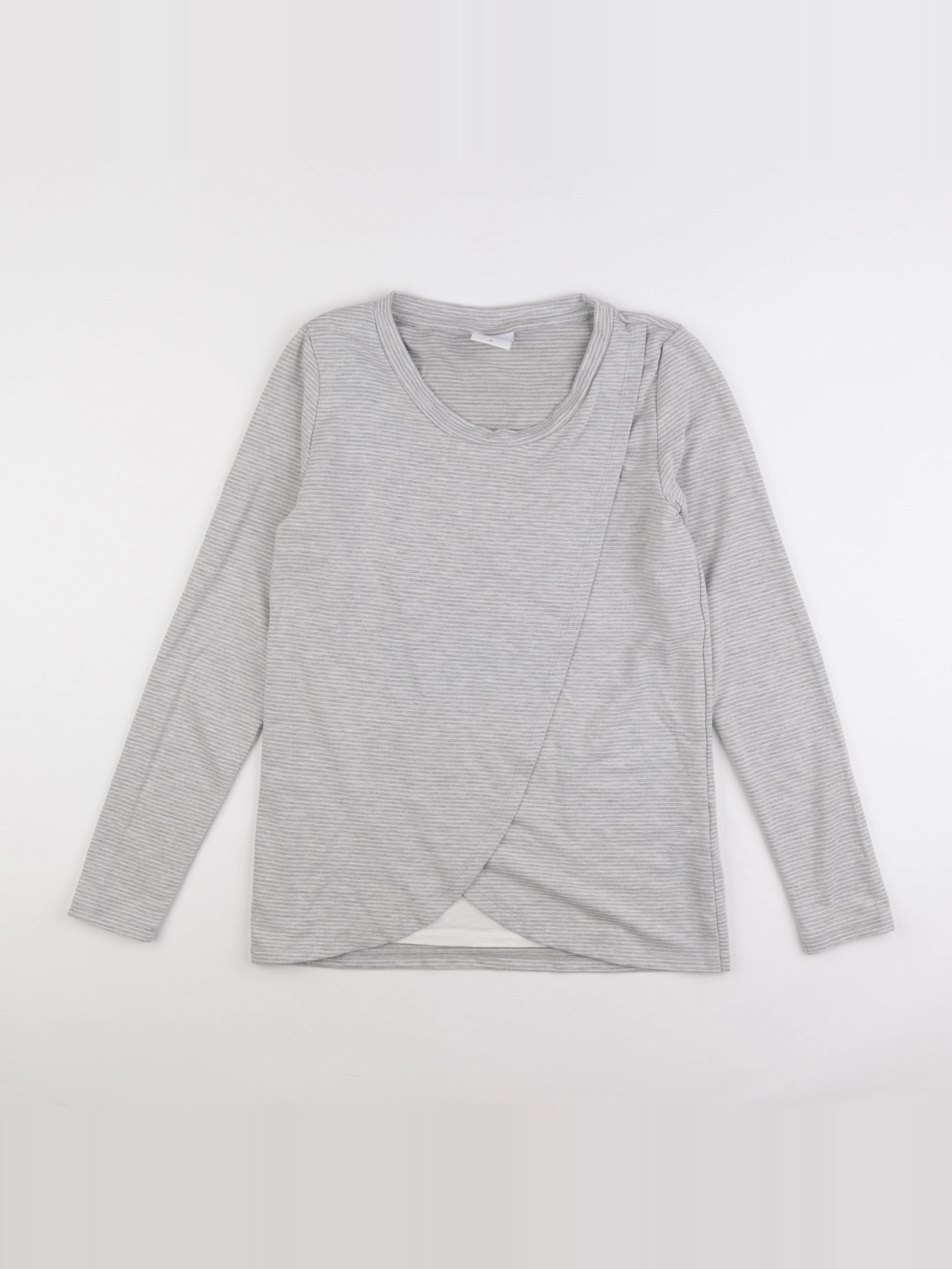 Mamalicious - tee-shirt grossesse gris - 38
