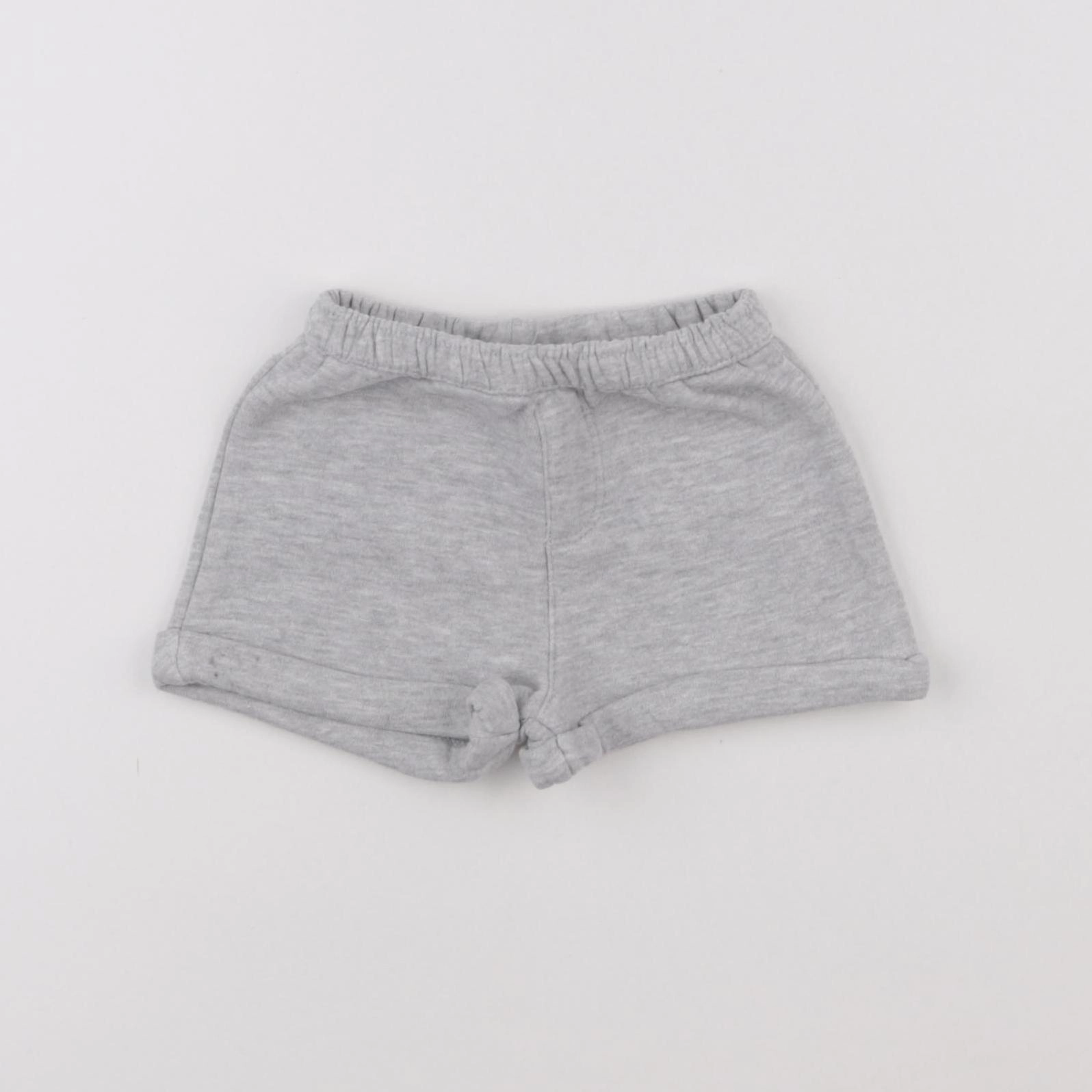 Vertbaudet - short gris - 1 mois