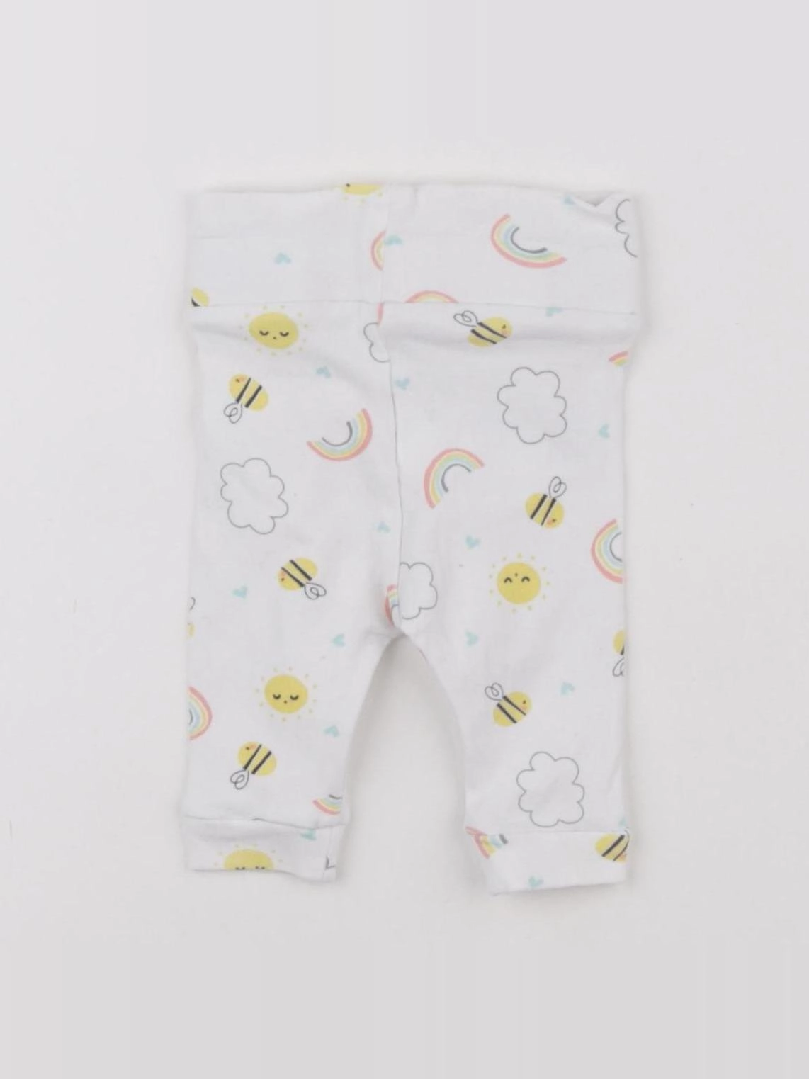 Vertbaudet - legging blanc - 0 mois