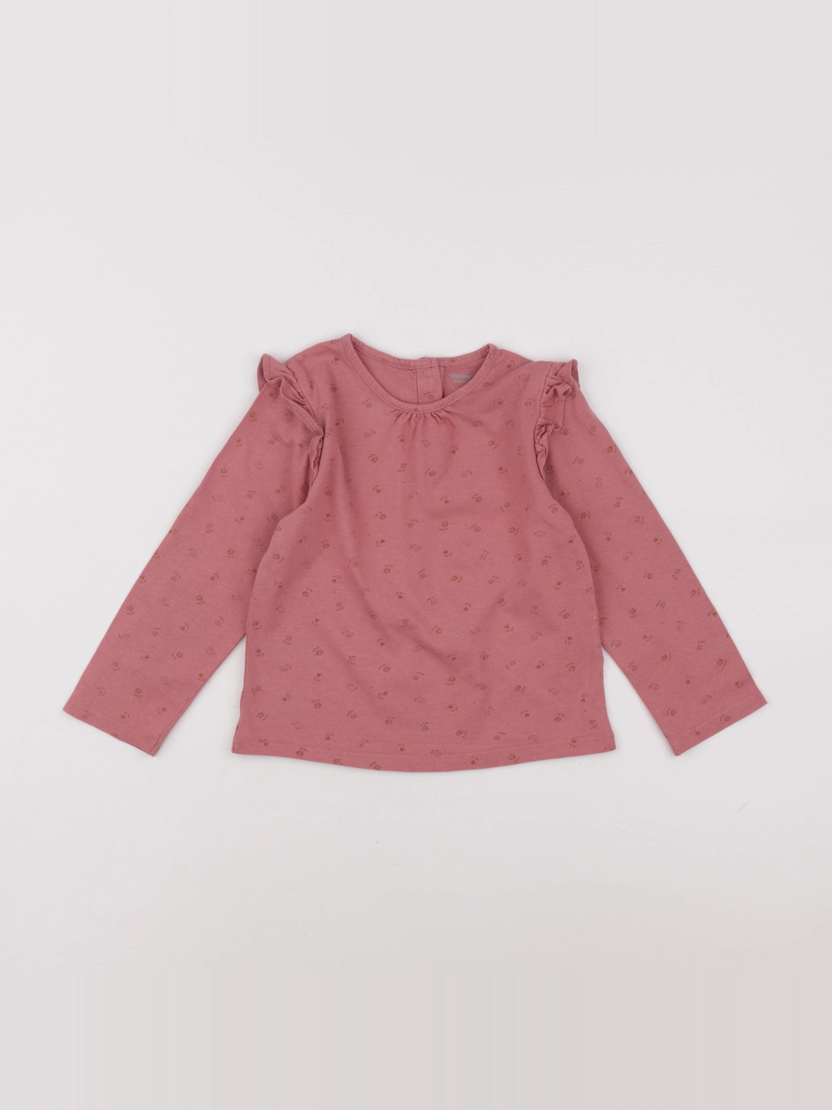 Vertbaudet - tee-shirt rose - 36 mois