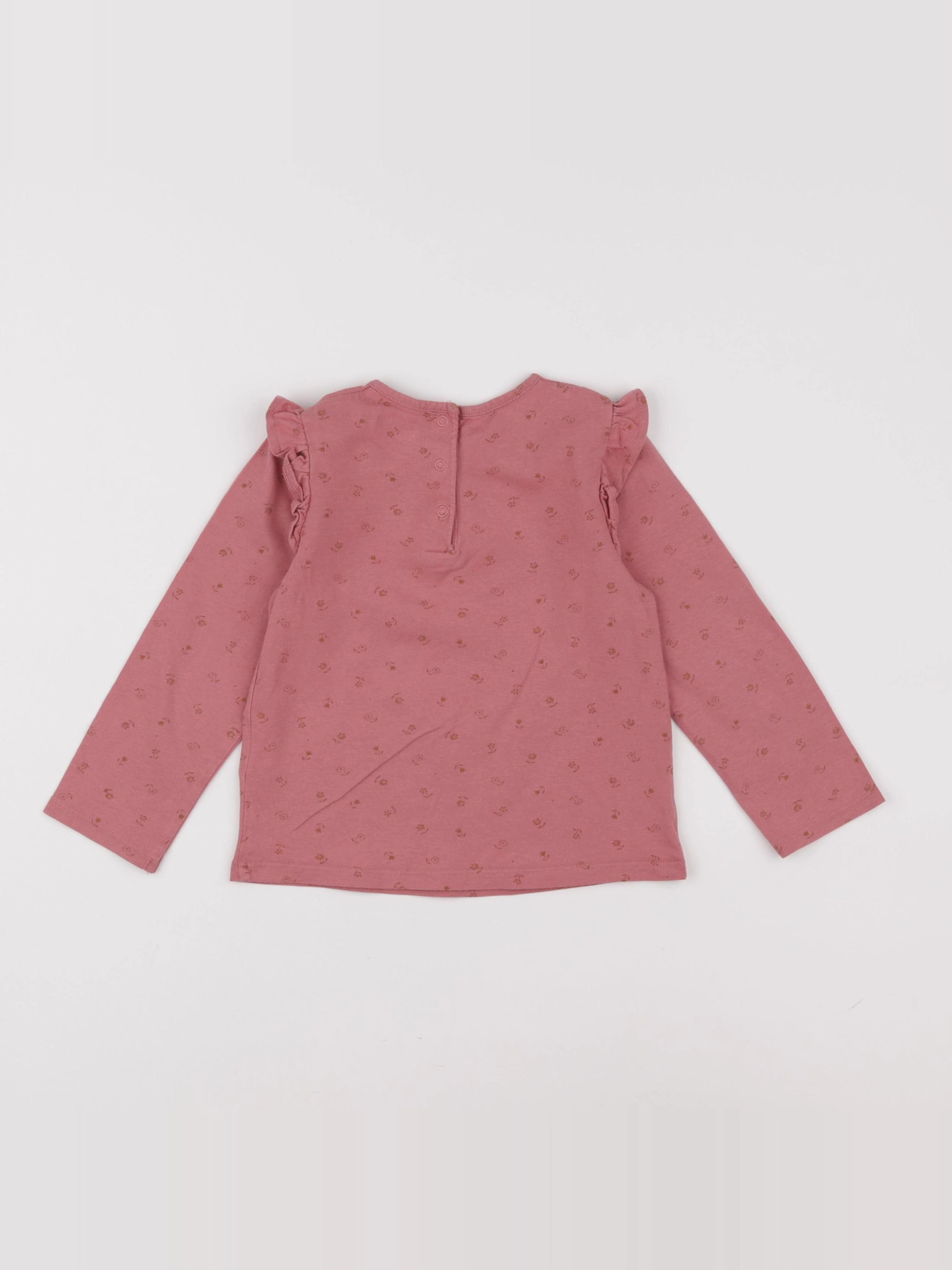 Vertbaudet - tee-shirt rose - 36 mois