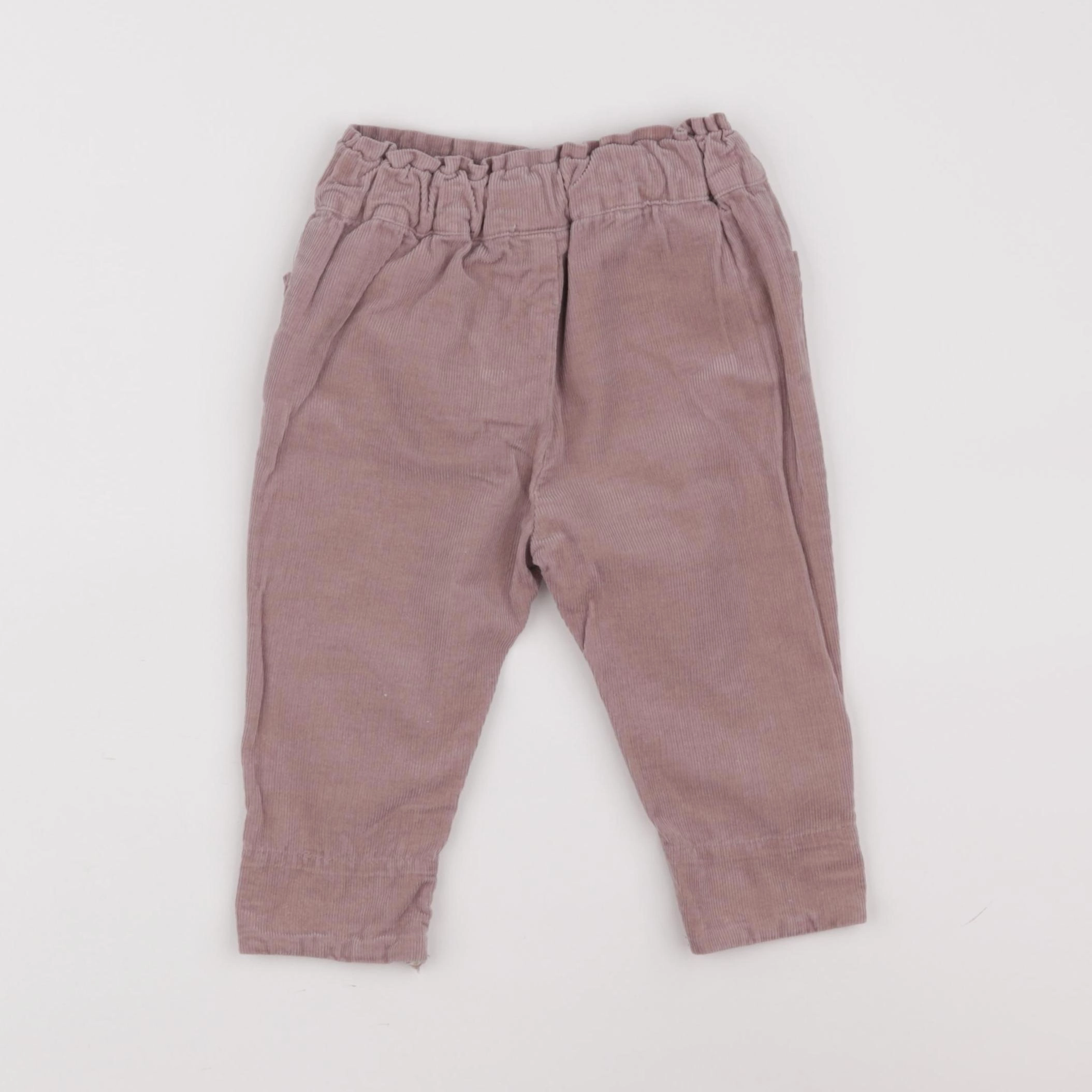 Vertbaudet - pantalon violet - 9 mois