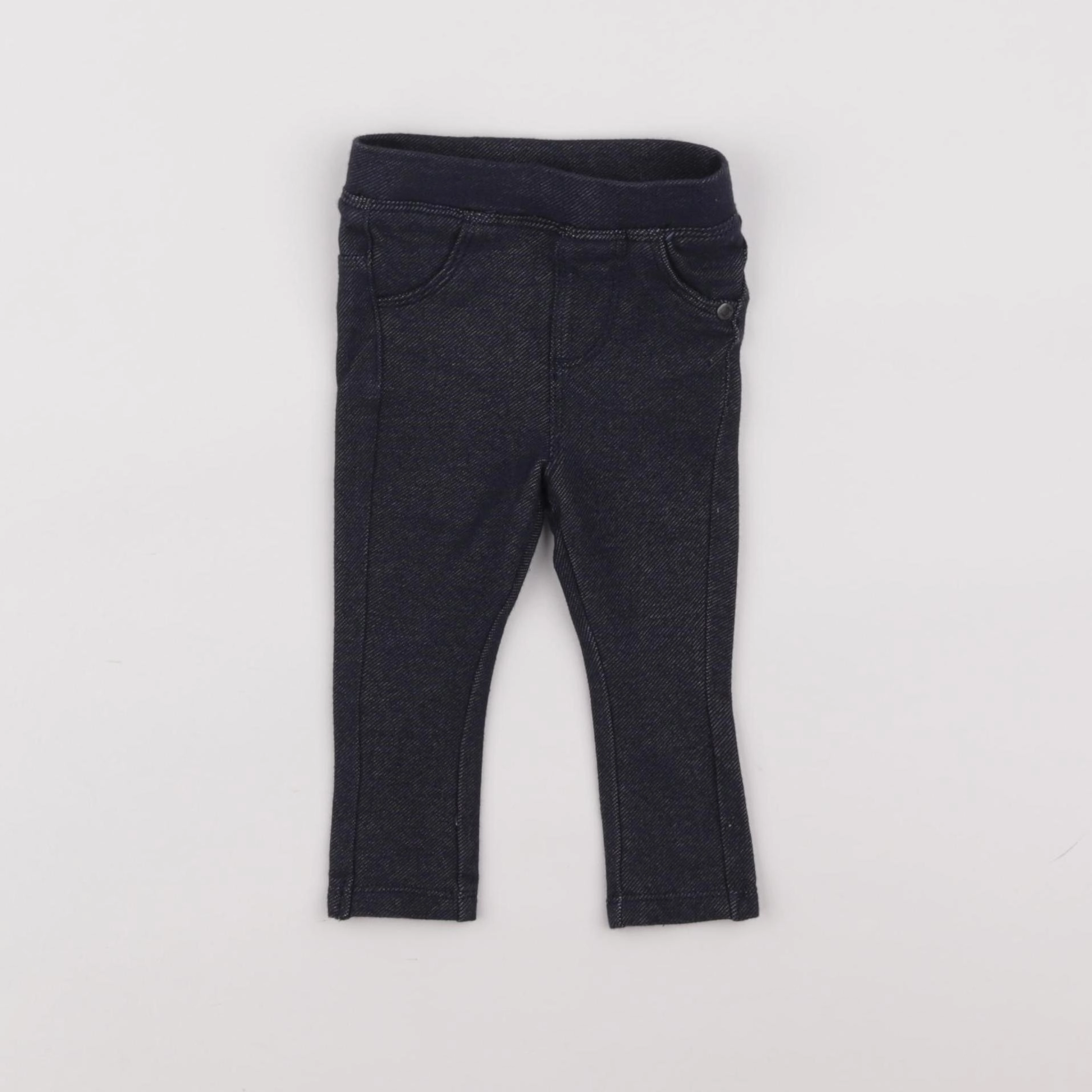 Vertbaudet - jegging bleu - 3 mois