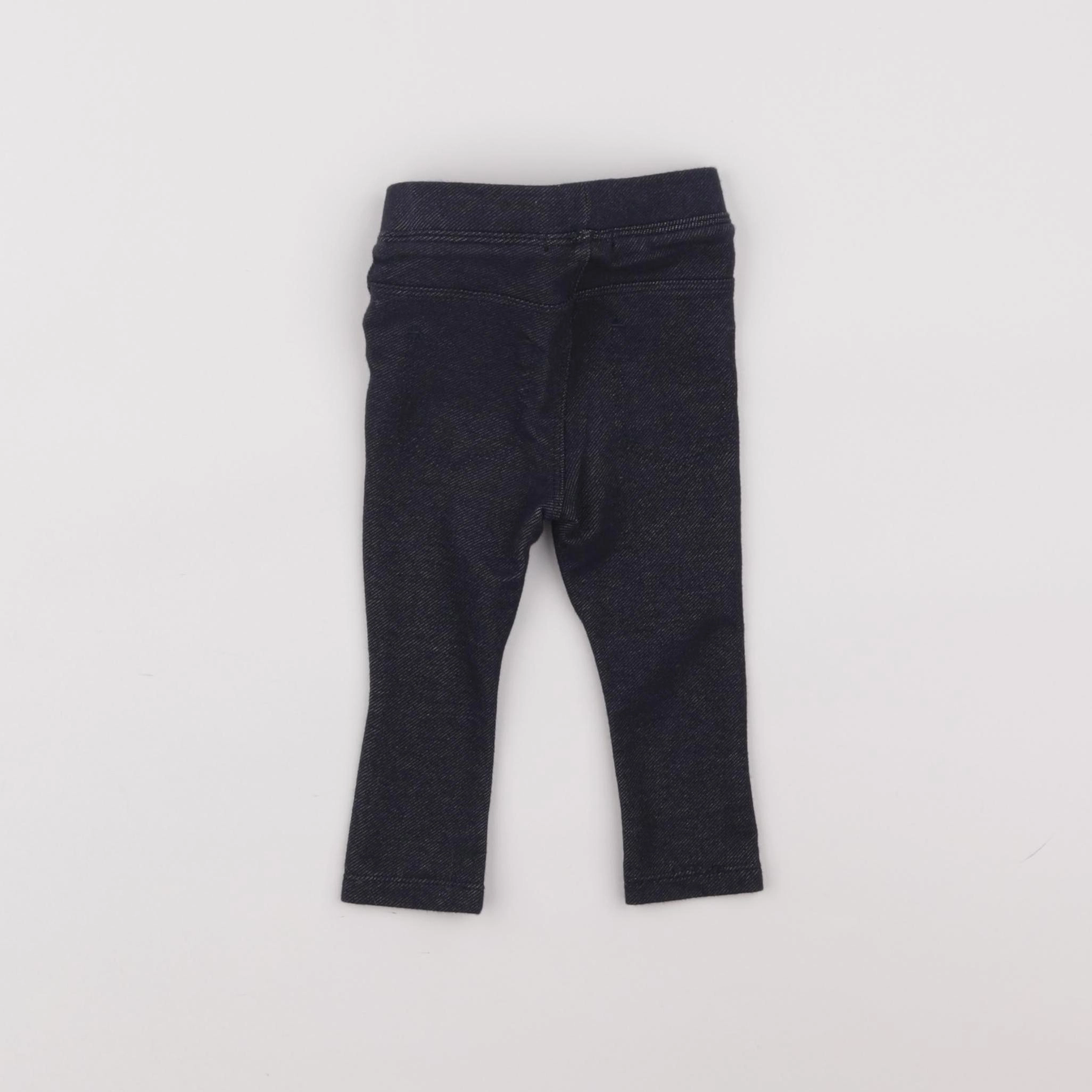 Vertbaudet - jegging bleu - 3 mois
