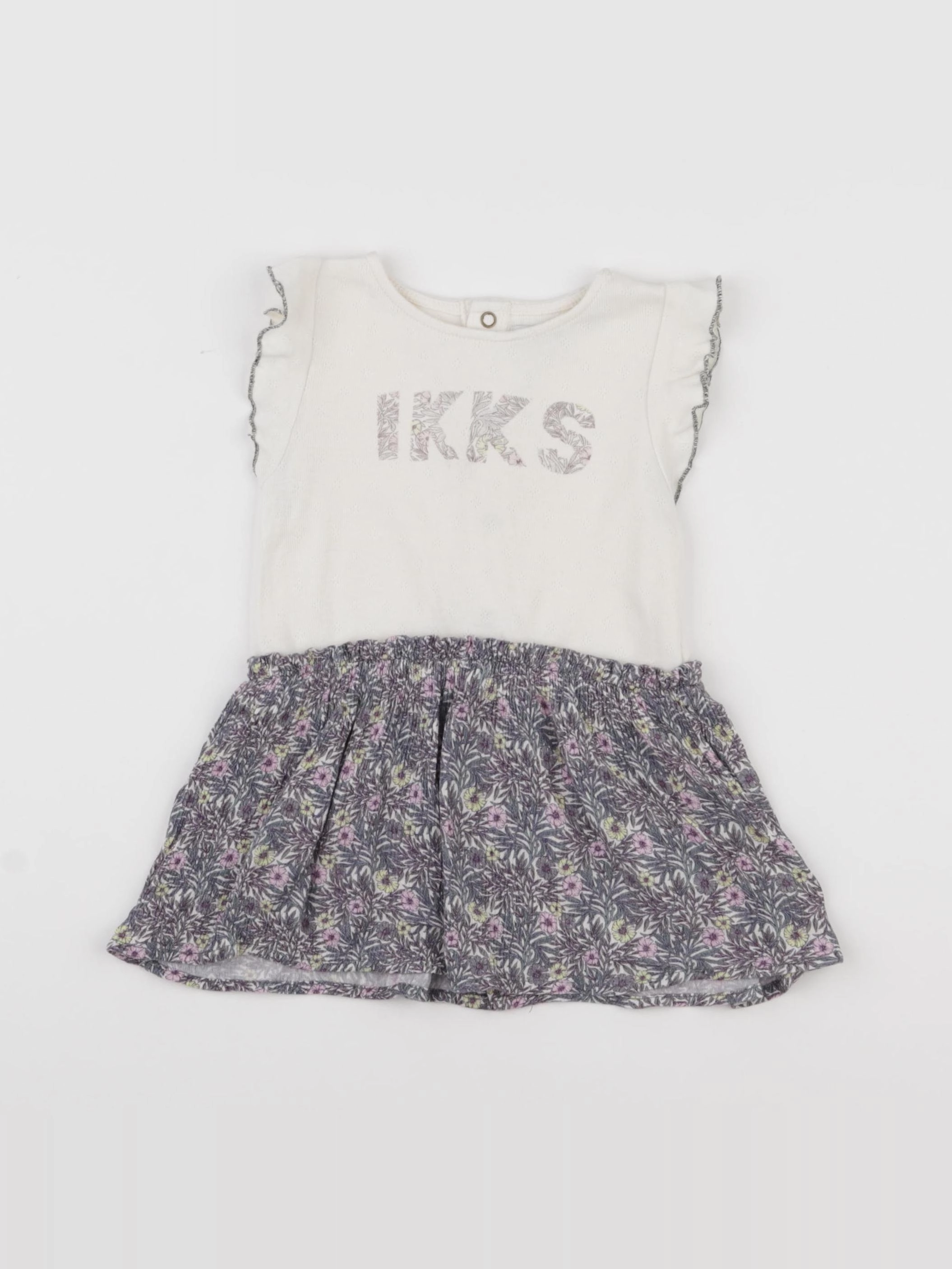 IKKS - robe violet - 12 mois
