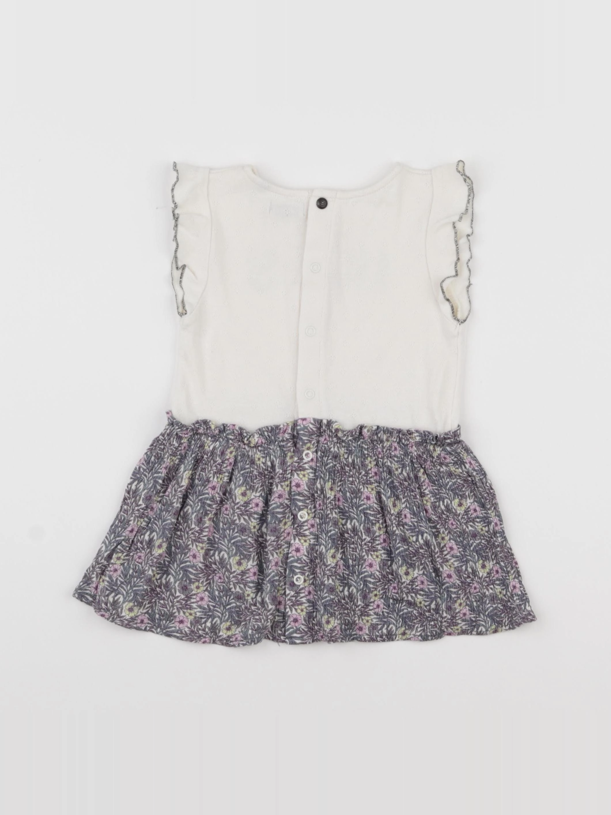 IKKS - robe violet - 12 mois