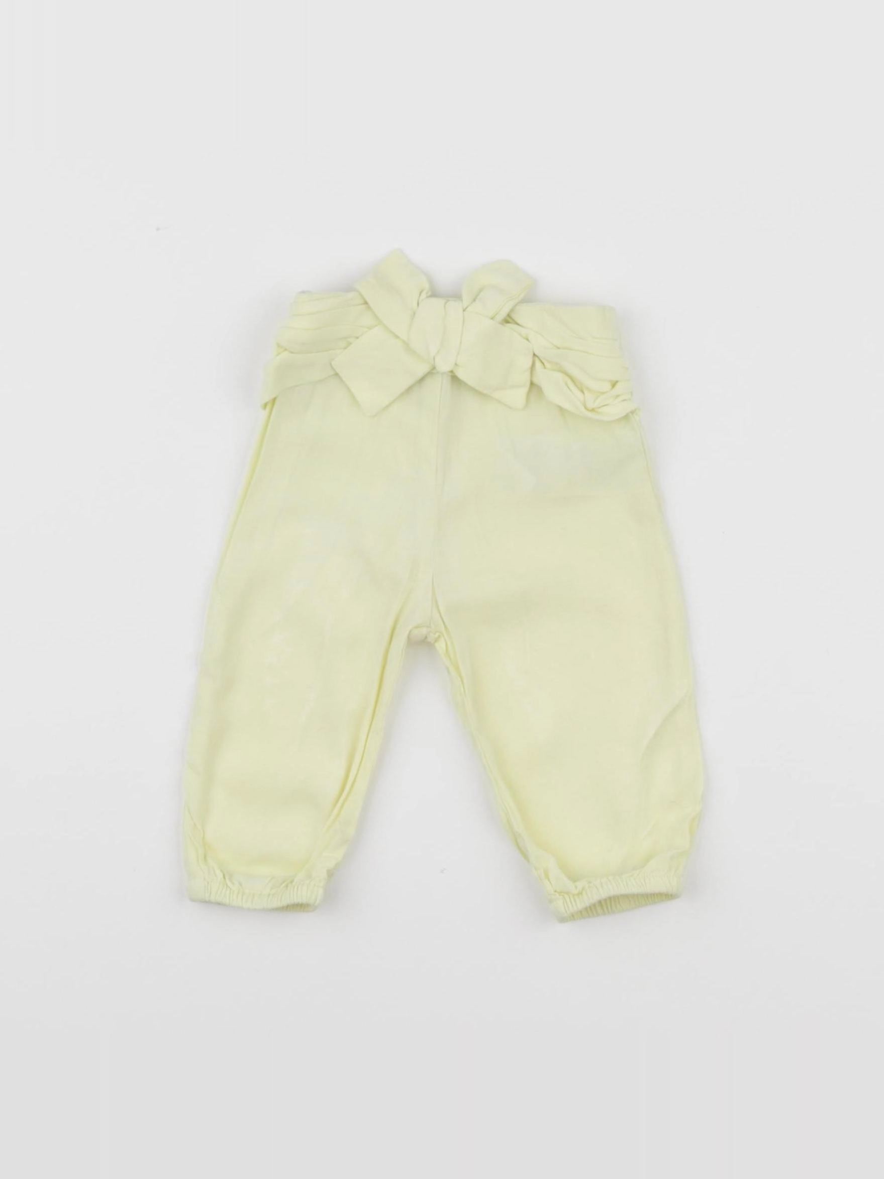Vertbaudet - pantalon jaune - 3 mois