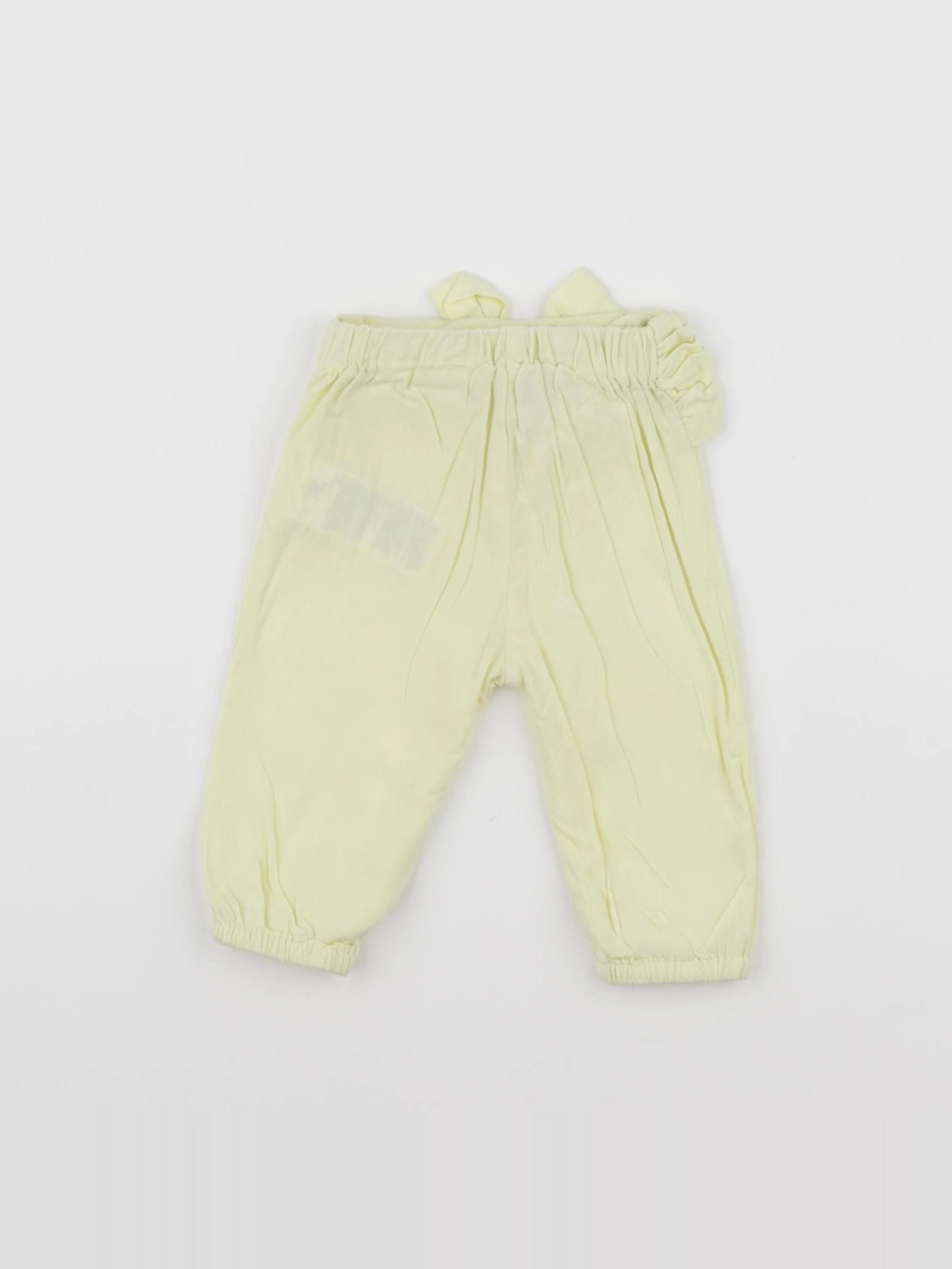 Vertbaudet - pantalon jaune - 3 mois