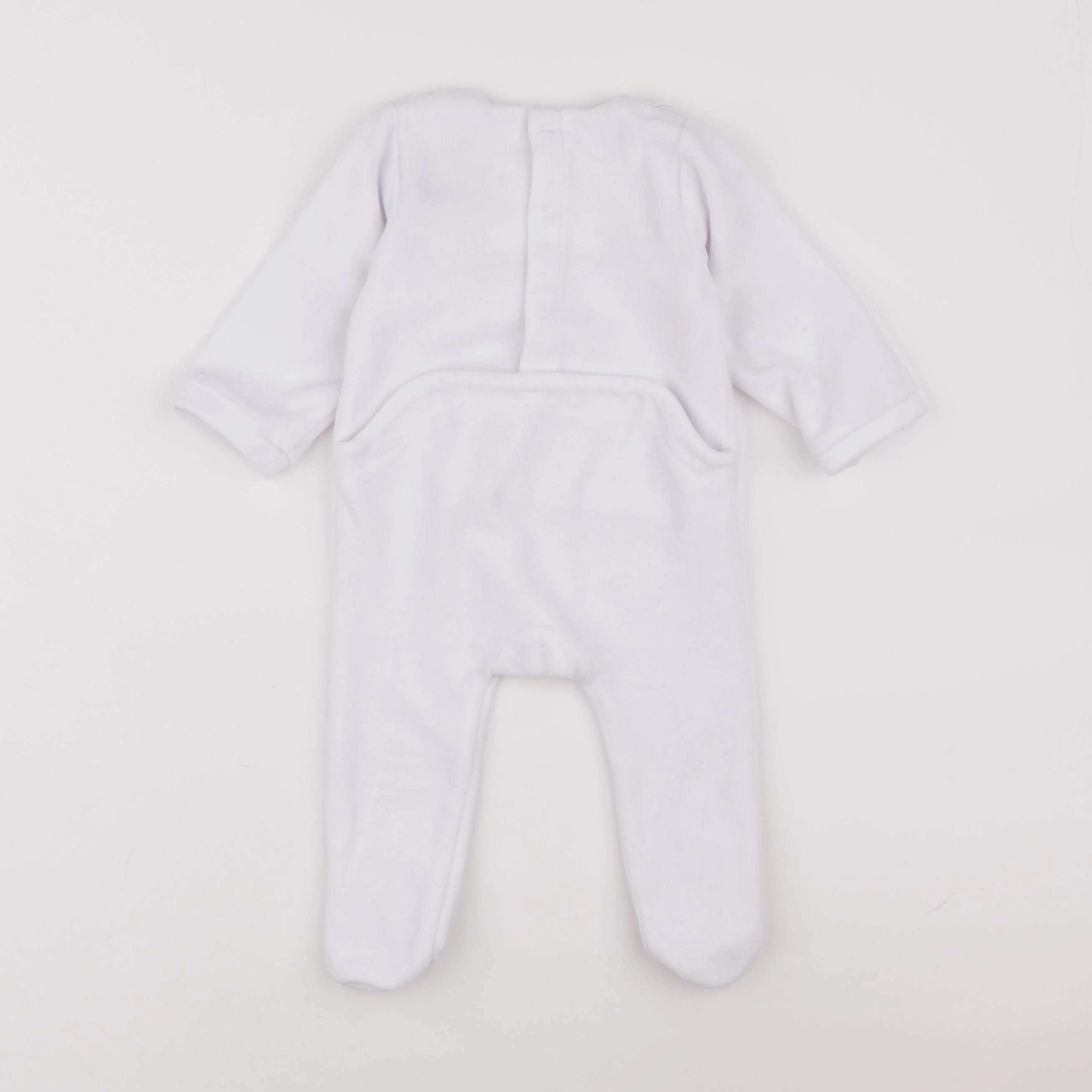 Jacadi - pyjama velours blanc - 9 mois