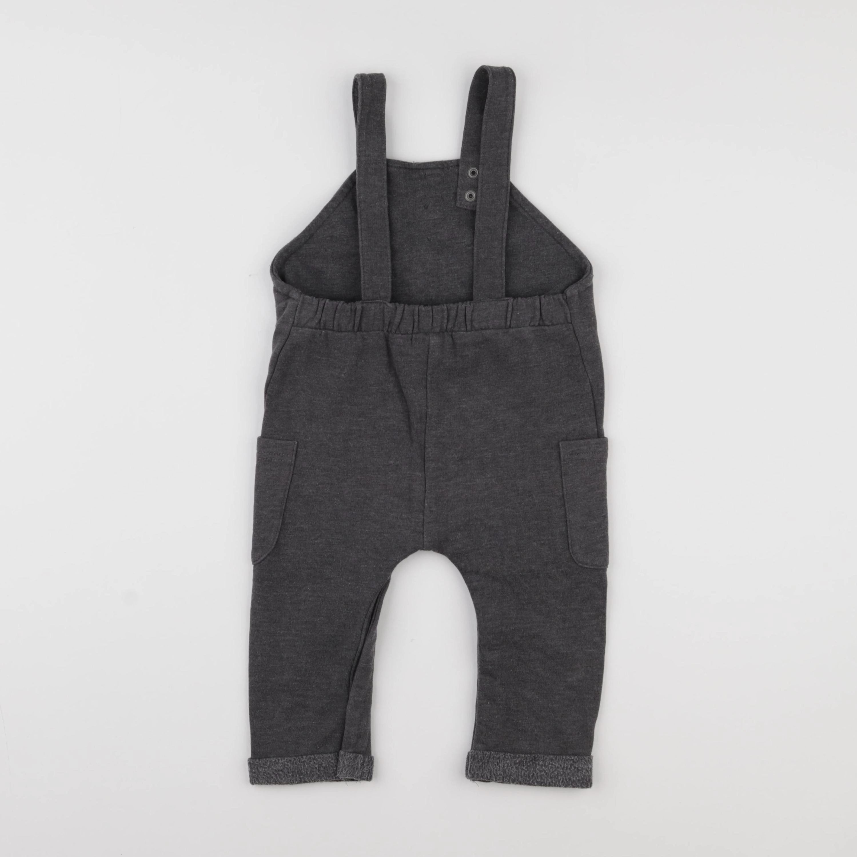 Vertbaudet - salopette doublé gris - 18 mois