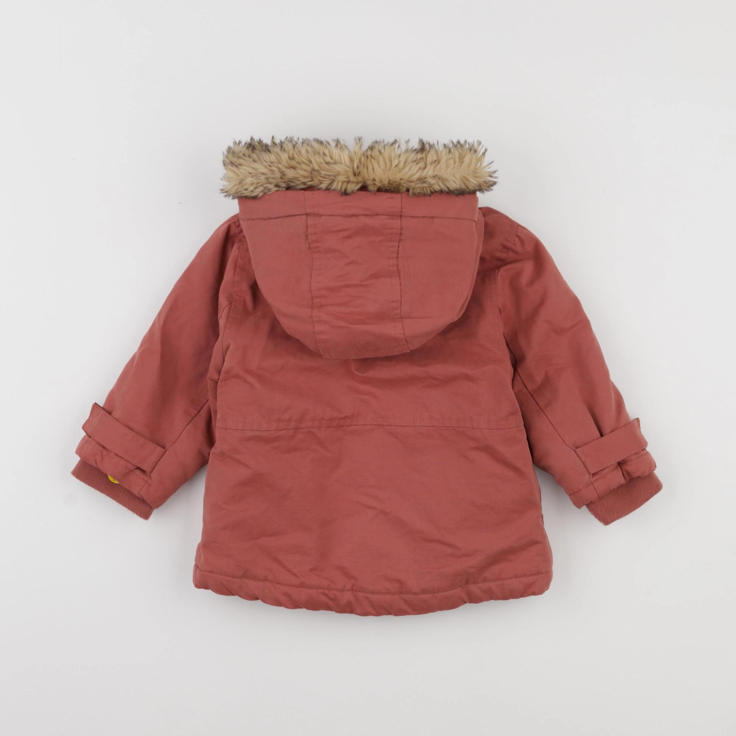 Vertbaudet - parka rouge - 18 mois