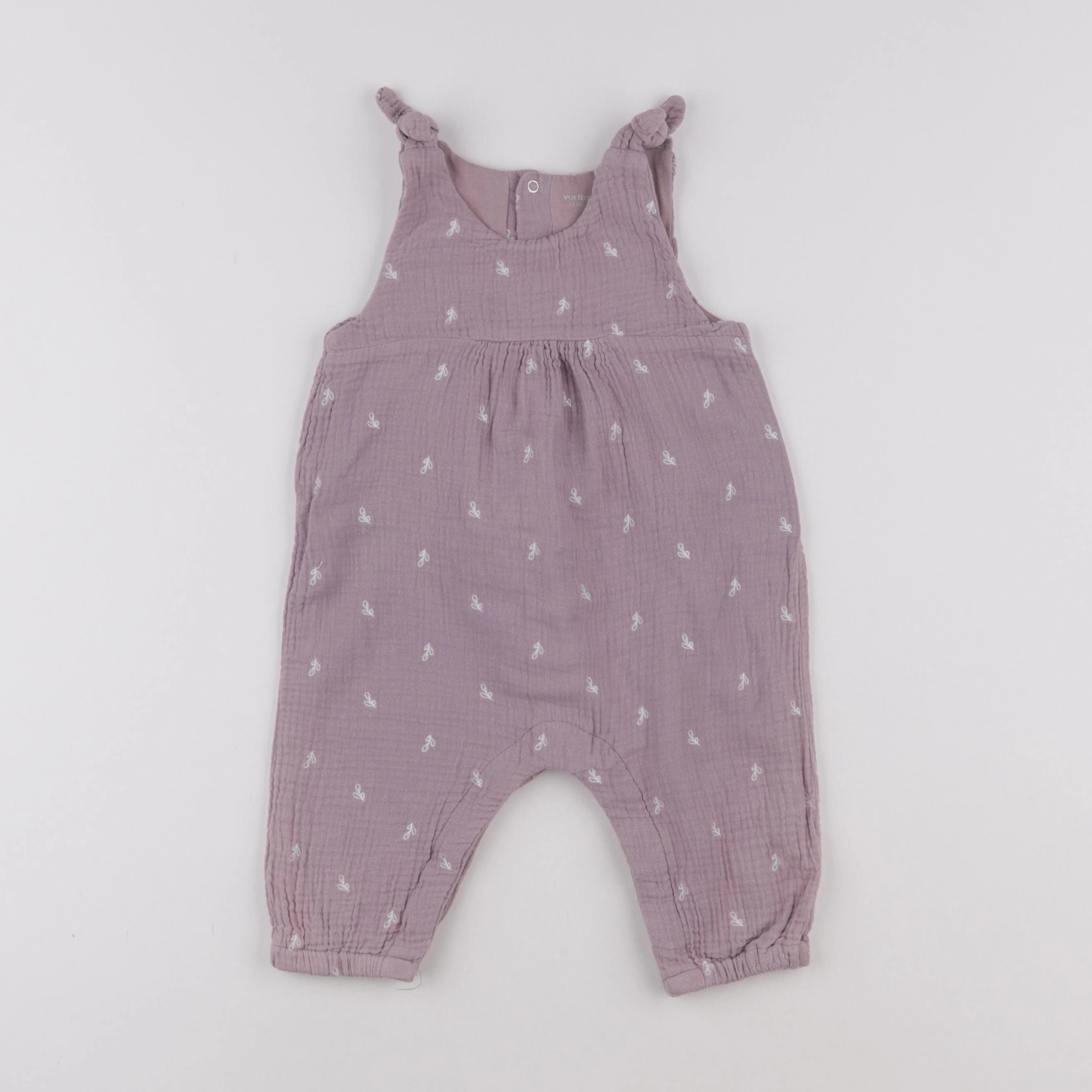 Vertbaudet - combinaison violet - 12 mois
